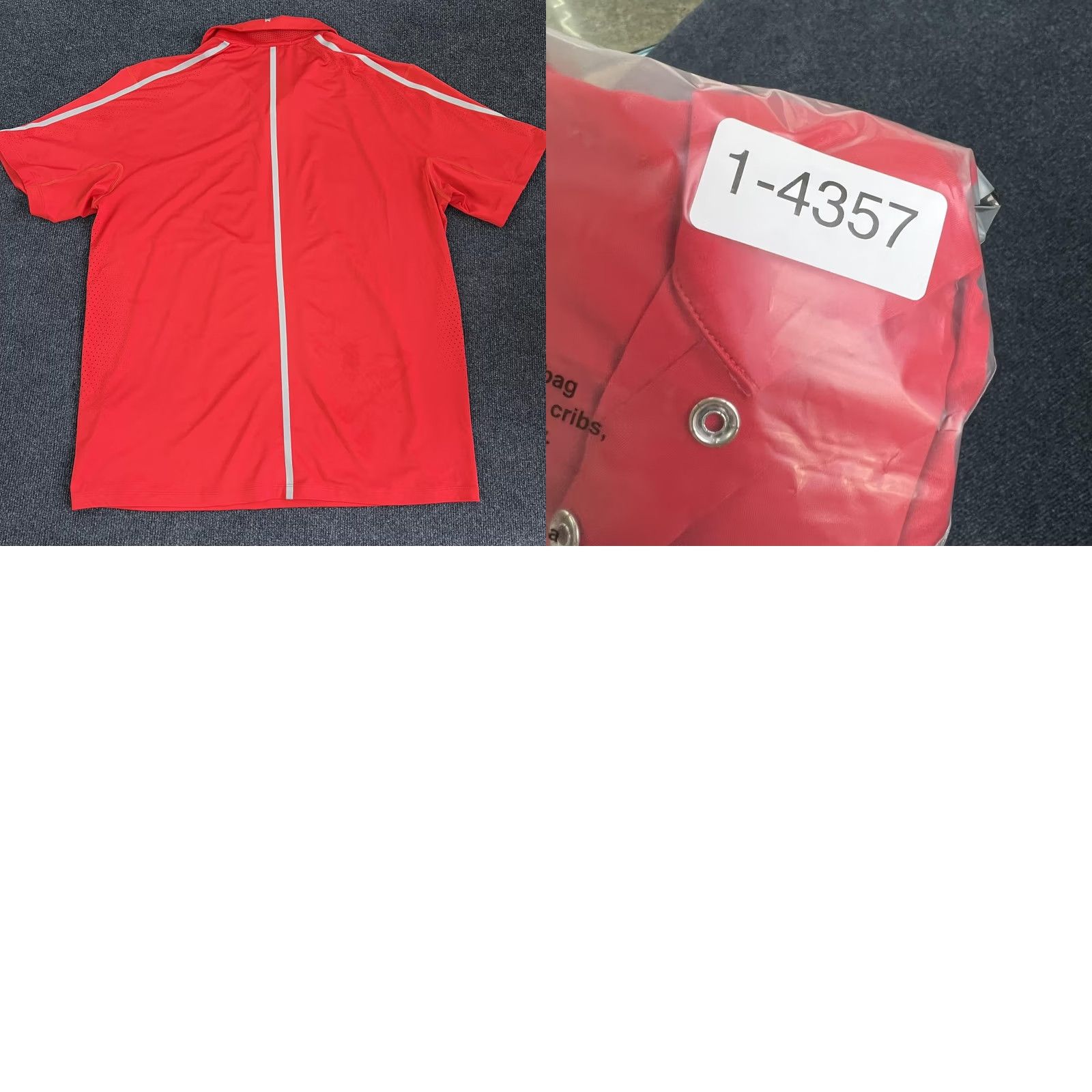 Nike Nike Tiger Woods Dri-FIT Polo Mens L Red Short Sleeve Golf Performance Shirt Size US L / EU 52-54 / 3 - 9 Thumbnail