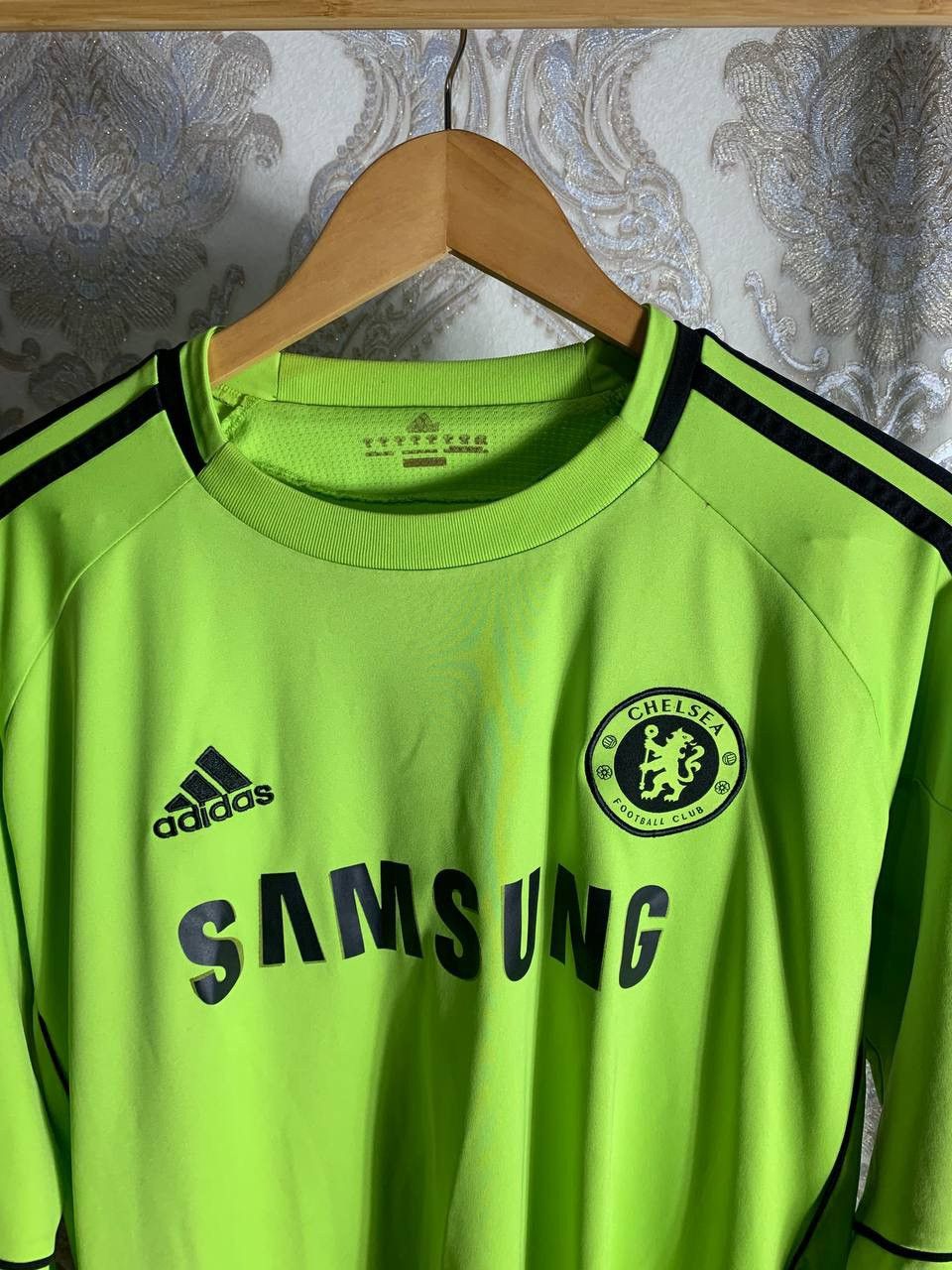 Vintage VERY RARE ADIDAS FC CHELSEA ENGLAND SOCCER JERSEY RETRO 90s Size US XL / EU 56 / 4 - 2 Thumbnail