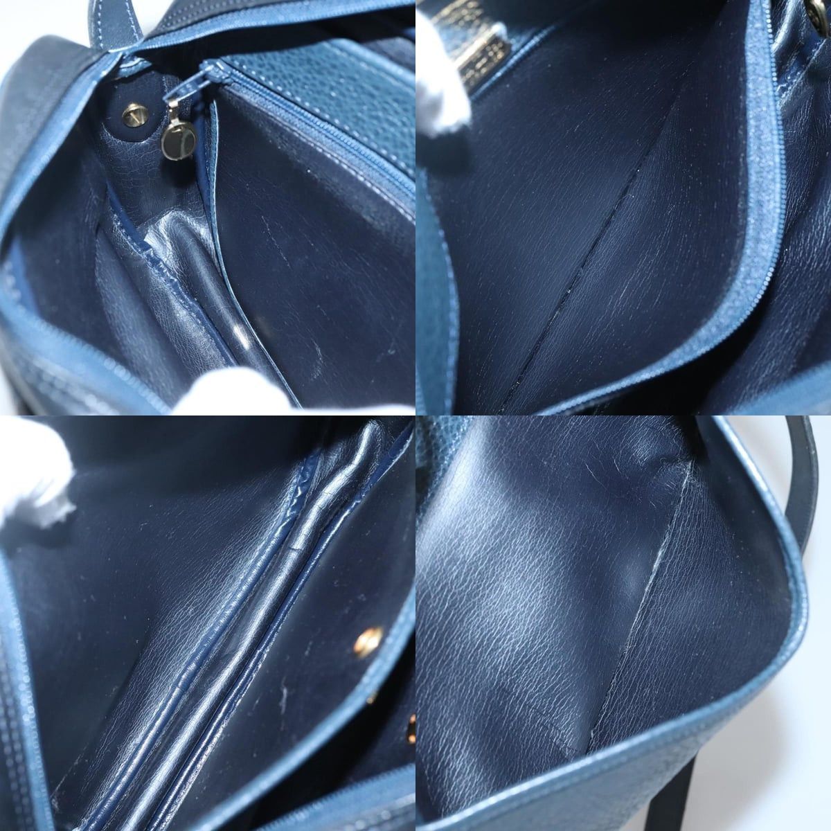 Dior DIOR Shoulder Bag Leather Navy Gold Size ONE SIZE - 12 Thumbnail