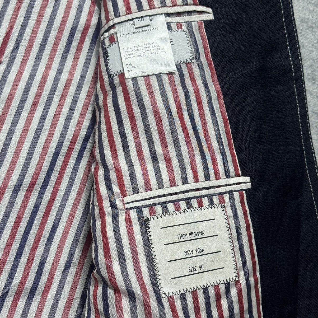 Thom Browne Fresco Box Pleat Cardigan Jacket Women Size S / US 4 / IT 40 - 13 Thumbnail
