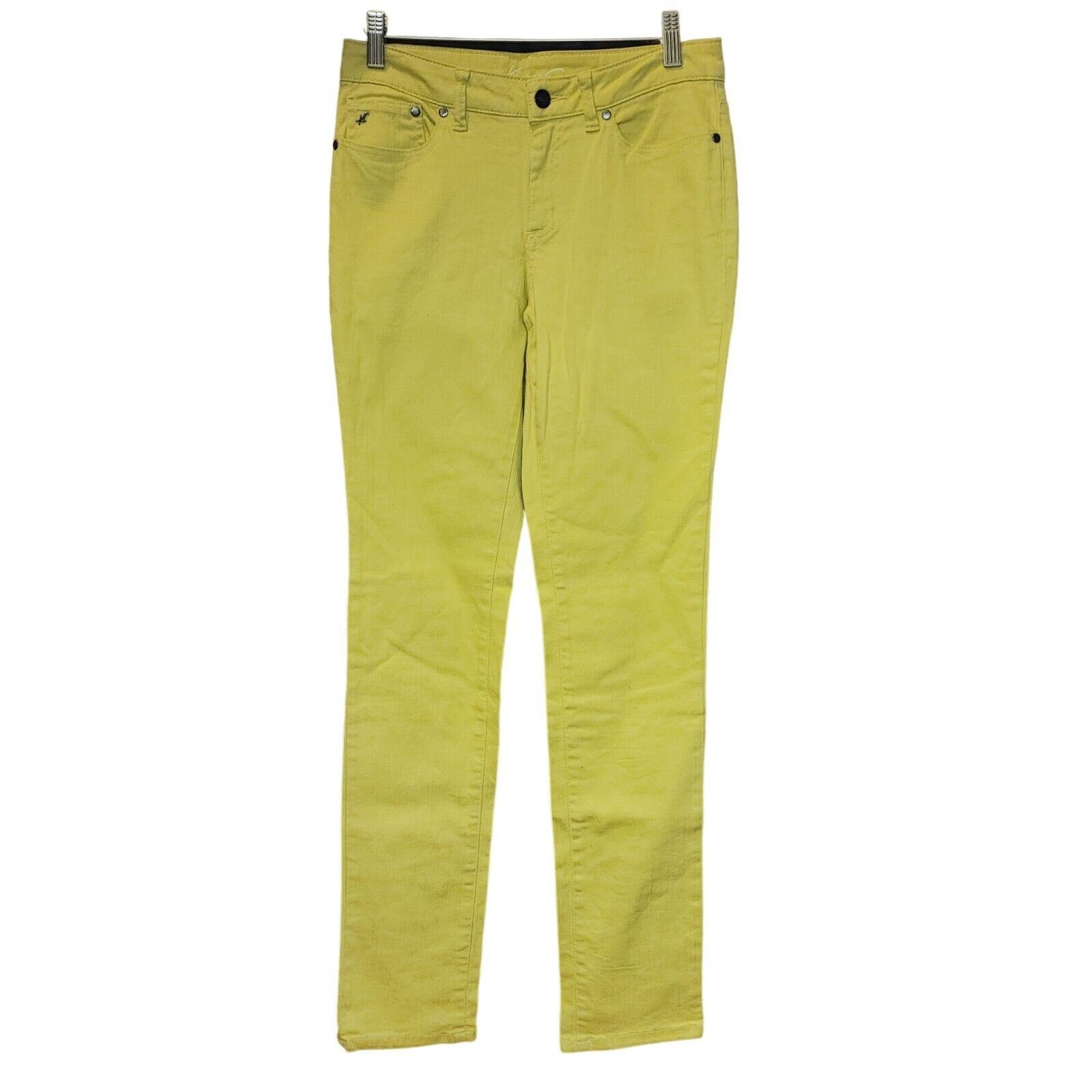 Kenneth Cole Kenneth Cole New York Women's Yellow Denim Jeans 27 Size 27" / US 4 / IT 40 - 1 Thumbnail