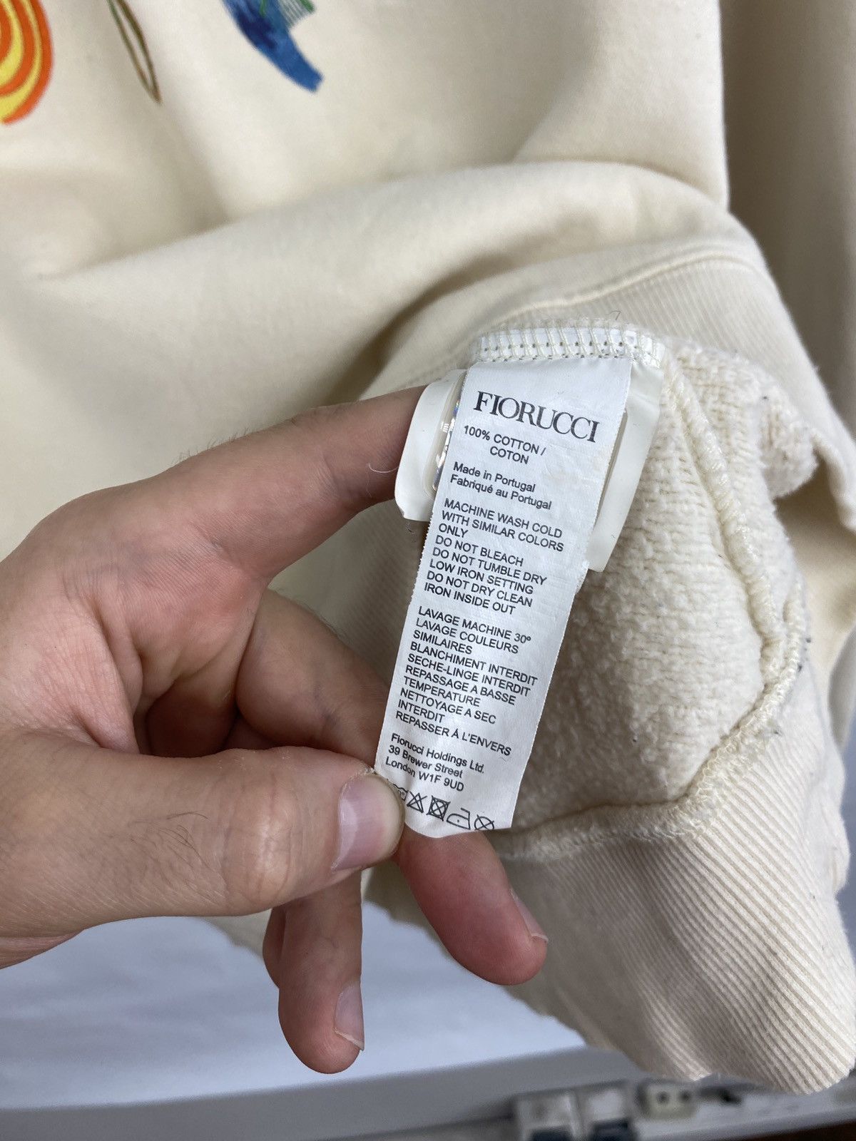 Fiorucci Fiorucci Art Hoodie Picasso Style Rare Retro Hype Y2K Size US M / EU 48-50 / 2 - 6 Thumbnail
