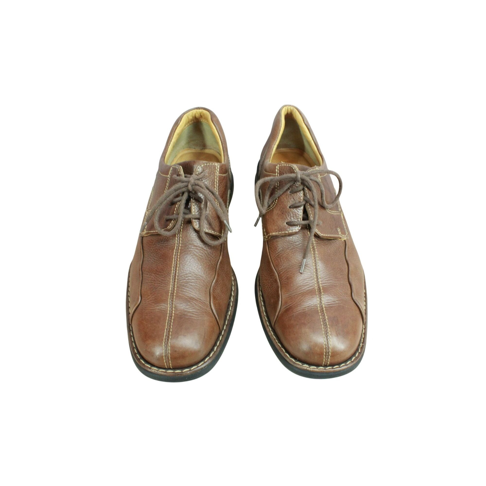 Johnston & Murphy Johnston Murphy Brown Leather Oxford Shoes Men's Size 9 M Size US 9 / EU 42 - 5 Thumbnail