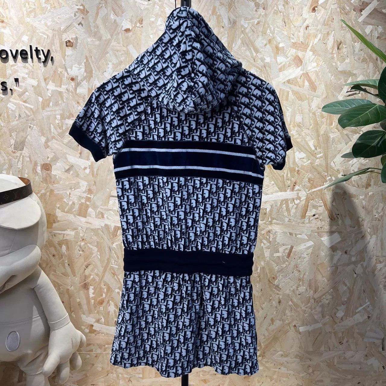 Dior Dior Oblique Print 98 New Dress cl00100 Size XS / US 0-2 / IT 36-38 - 2 Thumbnail