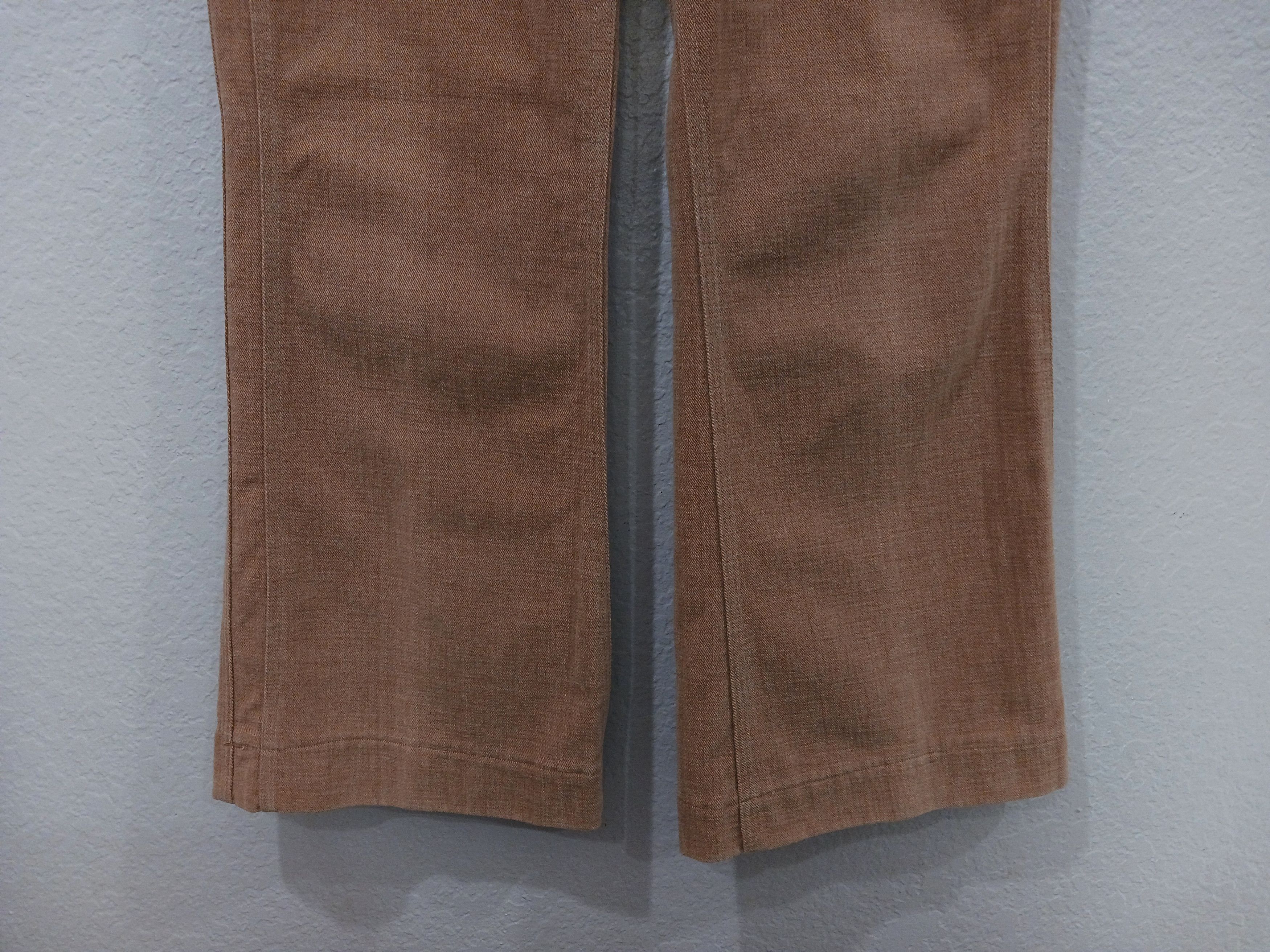Lee Lee Vintage 1970s "Lee-Set" Sanfor-Set Bell Bottom Jeans Size US 34 / EU 50 - 12 Thumbnail