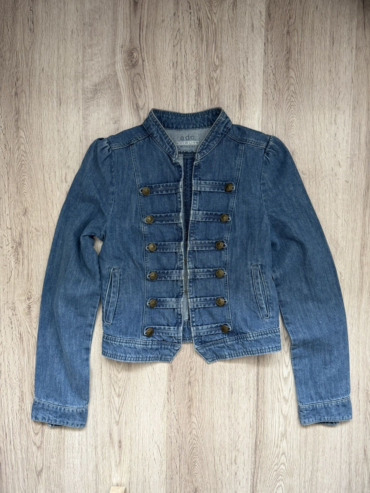 Other Vintage Avant Garde Opium y2k Napoleon Denim Jacket | Grailed