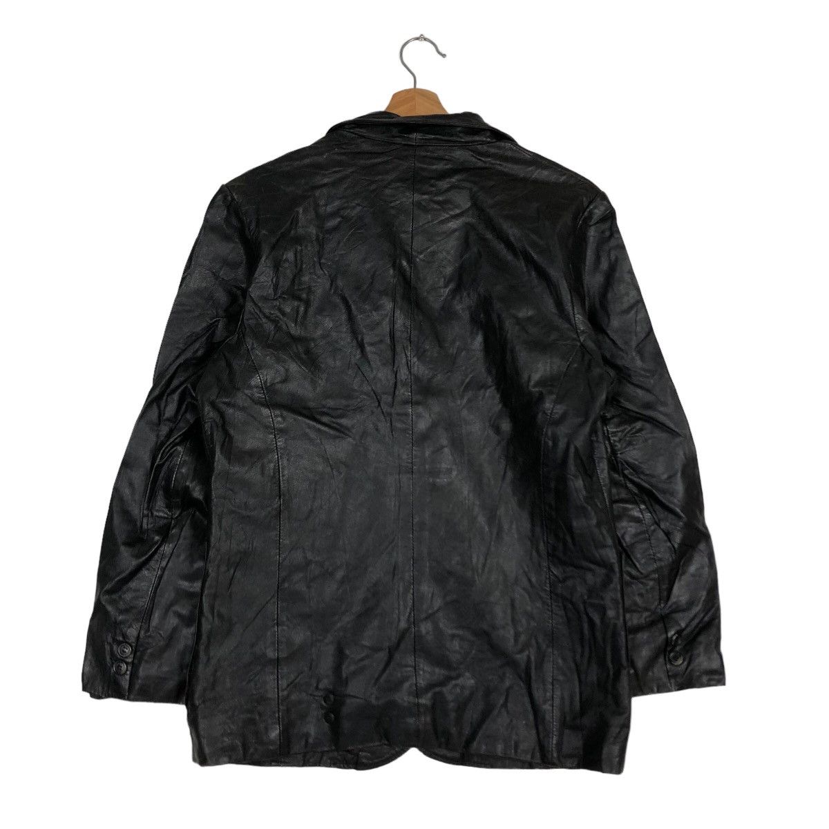 Genuine Leather 🔥90’s Garments Genuine Leather Jacket Double Breast Japan Size US L / EU 52-54 / 3 - 8 Thumbnail