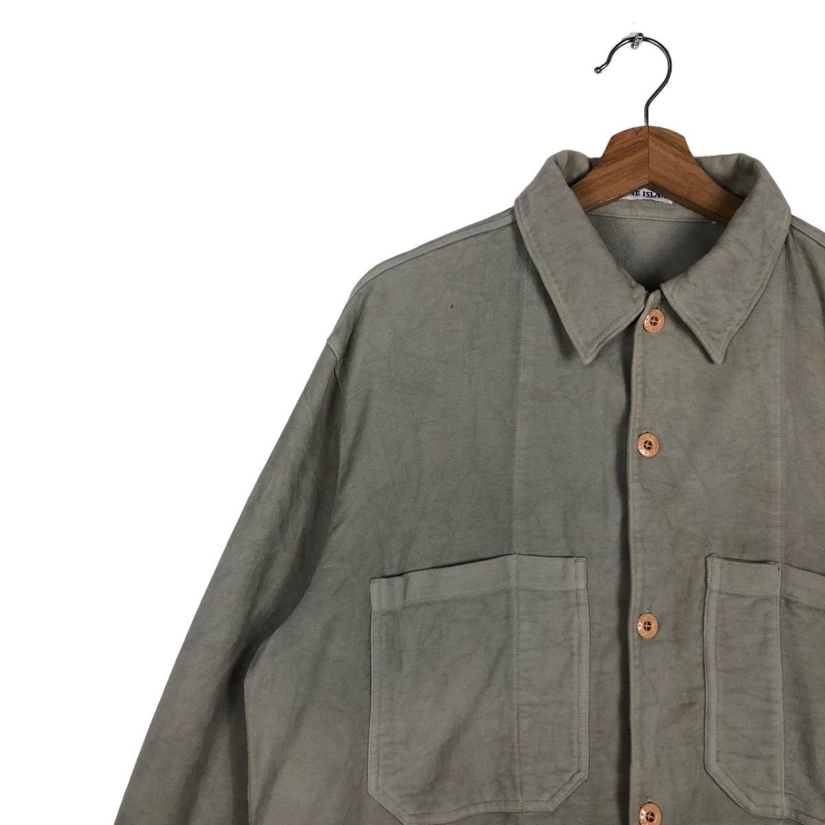 Stone Island 🔥90’s Vintage Stone Island Shirt Jacket Worker Size US M / EU 48-50 / 2 - 7 Thumbnail