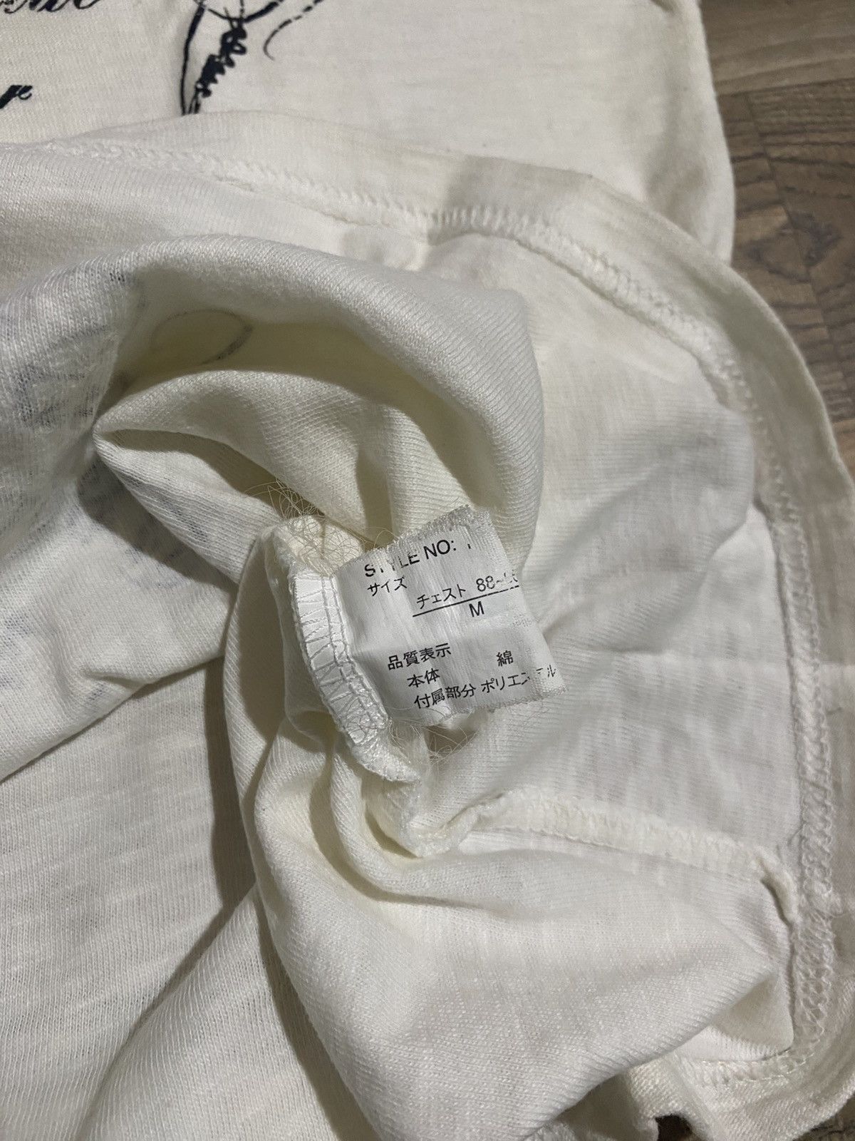 Japanese Brand × Vintage BEAUMERE POEM BONDAGE LONG SLEEVE TEE Size US M / EU 48-50 / 2 - 4 Thumbnail