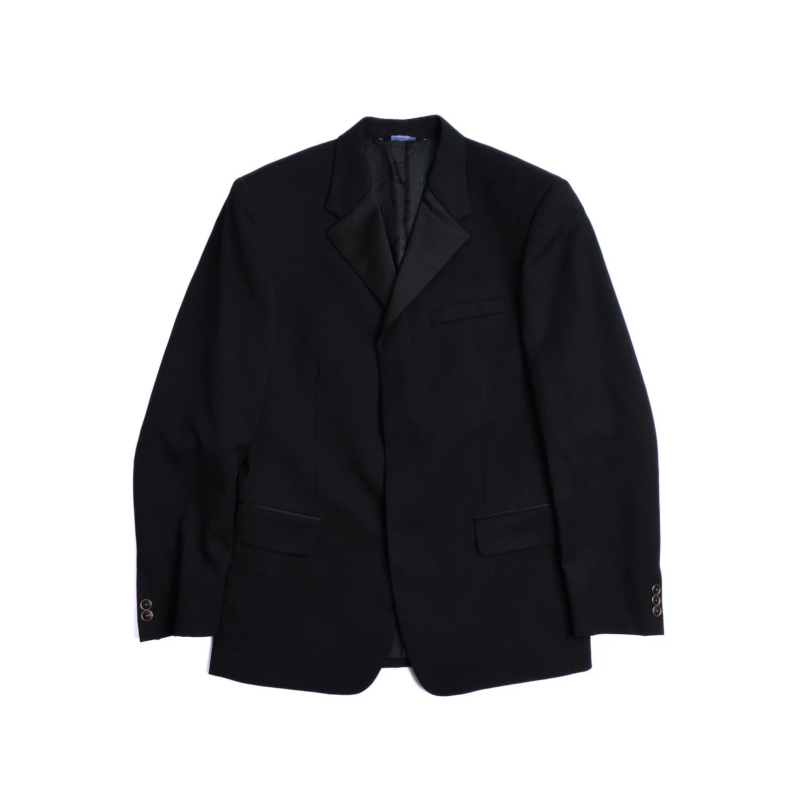 Versus Versace Versus Gianni Versace Vintage Blazer Tuxedo Jacket L , EU 50 Size 40R - 1 Thumbnail