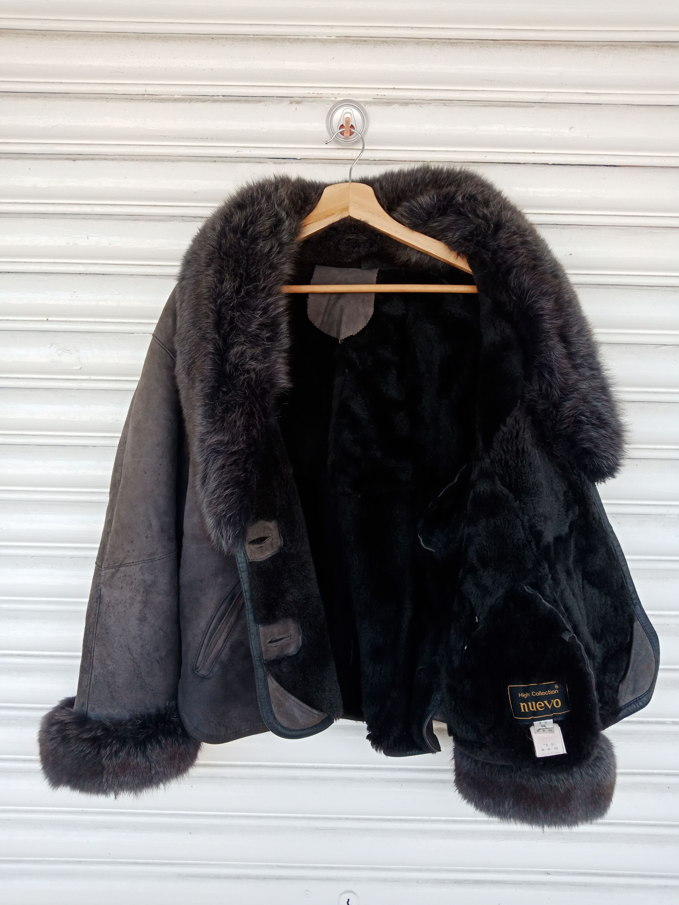 Leather Shearling High Collection Nuero Leather Mohair Size US L / EU 52-54 / 3 - 3 Thumbnail