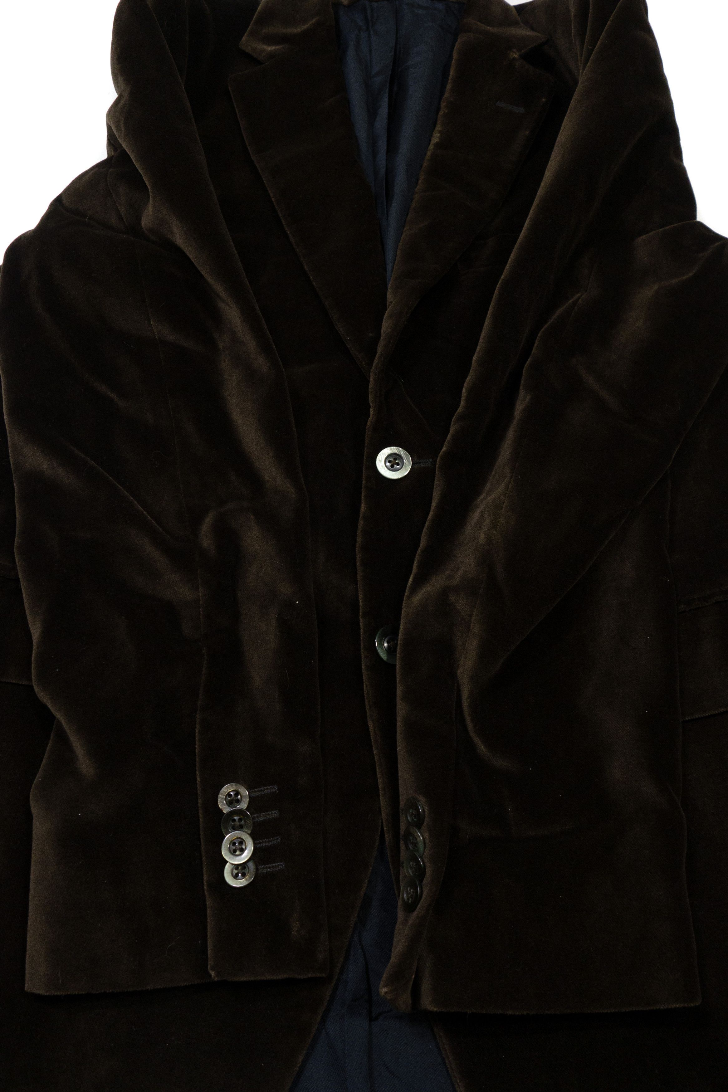 Boglioli Cotton Velvet K-Jacket Blazer Size 44R - 6 Thumbnail