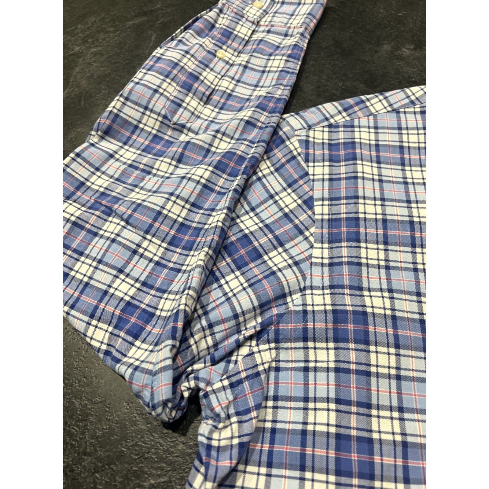 Ralph Lauren Ralph Lauren Button-Up Shirt Plaid Long Sleeve Men’s Blue White Pink L Oxford Casual Workwear Size US L / EU 52-54 / 3 - 6 Thumbnail