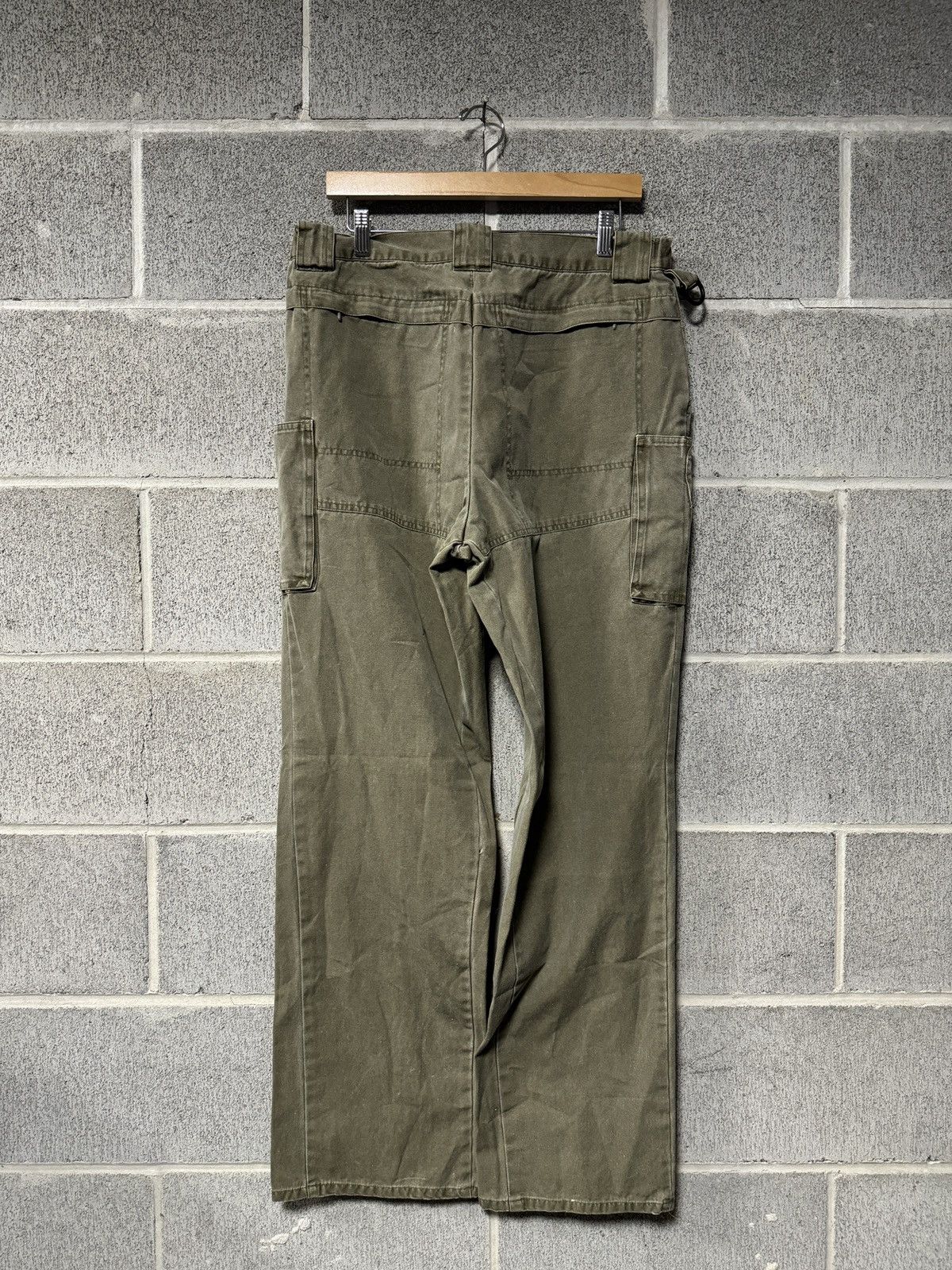 Vintage Baggy Green Cargo Hunting Pants