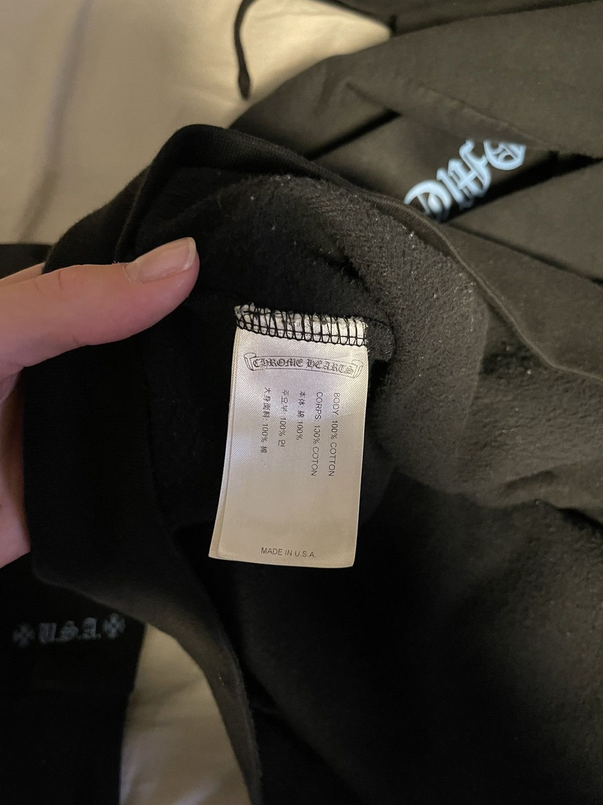Chrome Hearts Chrome hearts online exclusive spell out hoodie and pants Size US M / EU 48-50 / 2 - 10 Thumbnail