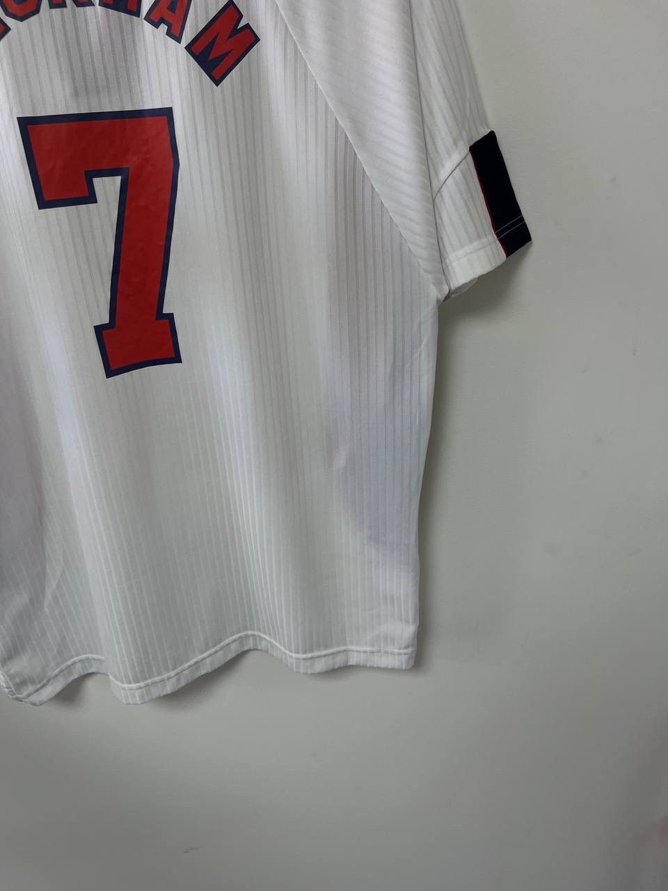 Other England 1997/1999 Home #7 Beckham Jersey Football Shirt L Size US L / EU 52-54 / 3 - 5 Thumbnail