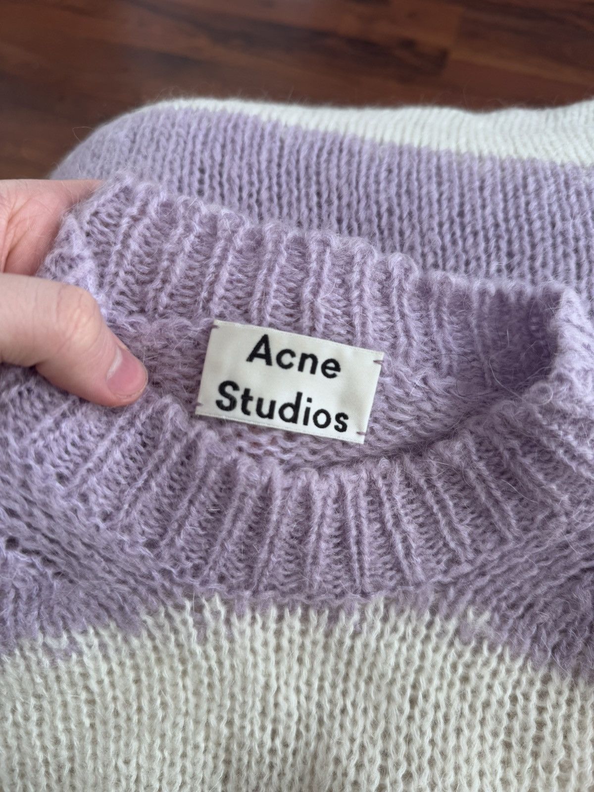 Acne Studios Acne Studios Mohair Sweater Distressed Knit Kurt Cobain Size US L / EU 52-54 / 3 - 6 Thumbnail