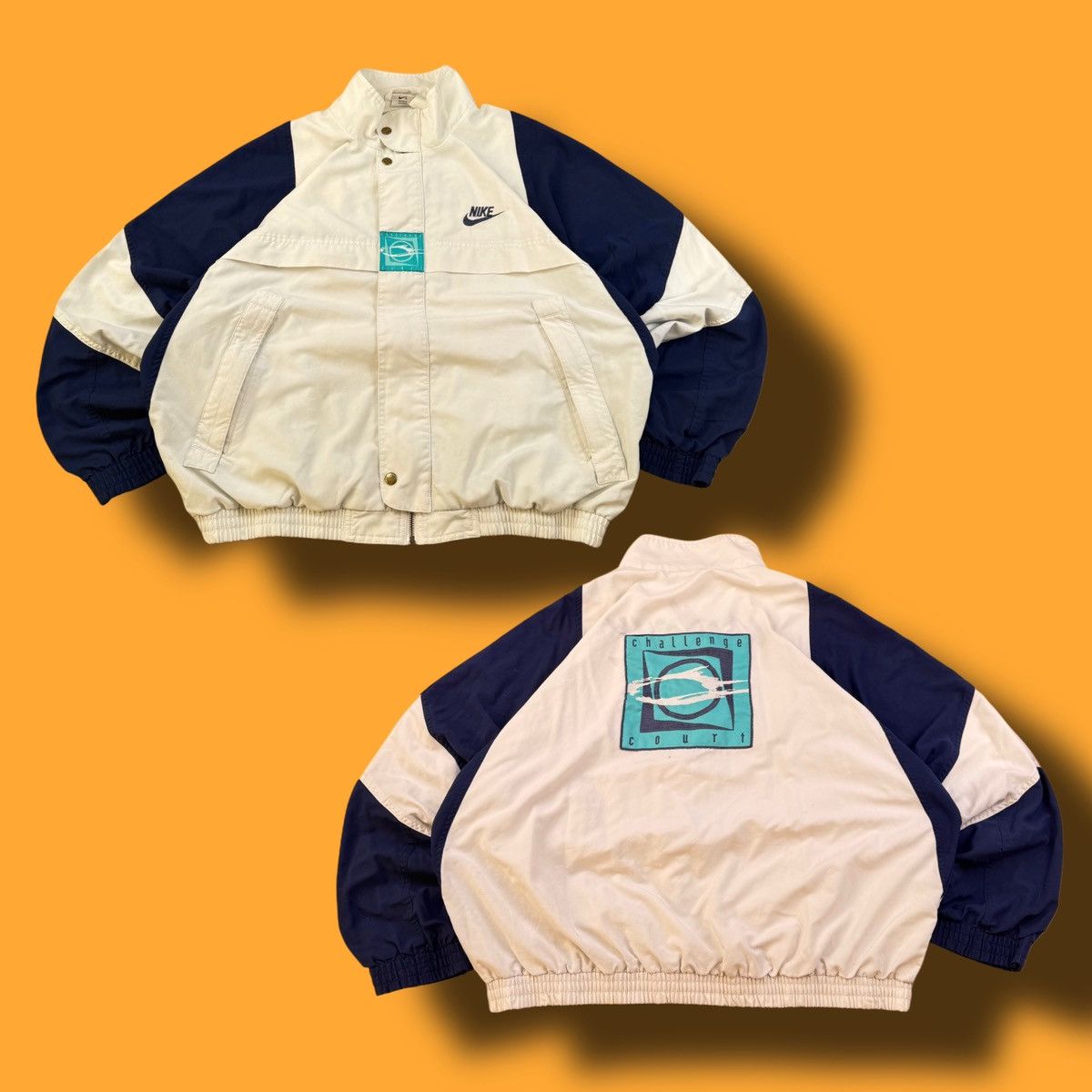 Nike × Nike ACG NIKE CHALLENGE VINTAGE DOUBLE LOGO OVERSIZE LIGHT JACKET Size US L / EU 52-54 / 3 - 1 Thumbnail