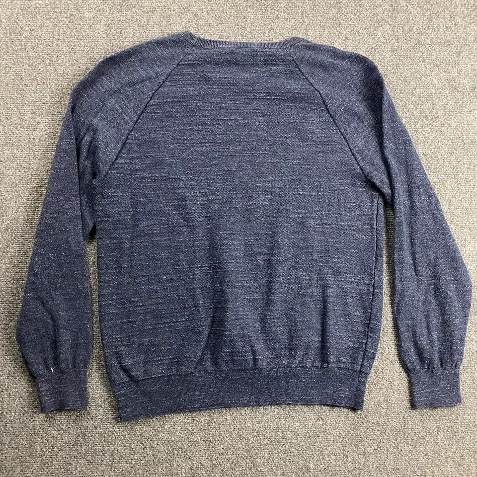 J.Crew J Crew Sweater Men's Large Blue Slim Fit Crew Neck Pullover Size US L / EU 52-54 / 3 - 3 Thumbnail