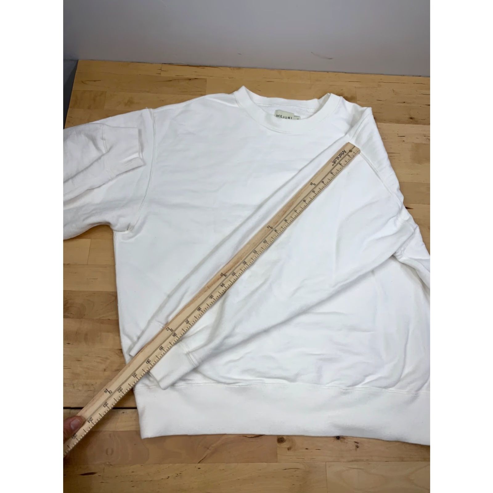 mejuri Mejuri Sweatshirt Womens S White Casual Pullover Athleisure 12075 Size S / US 4 / IT 40 - 6 Thumbnail