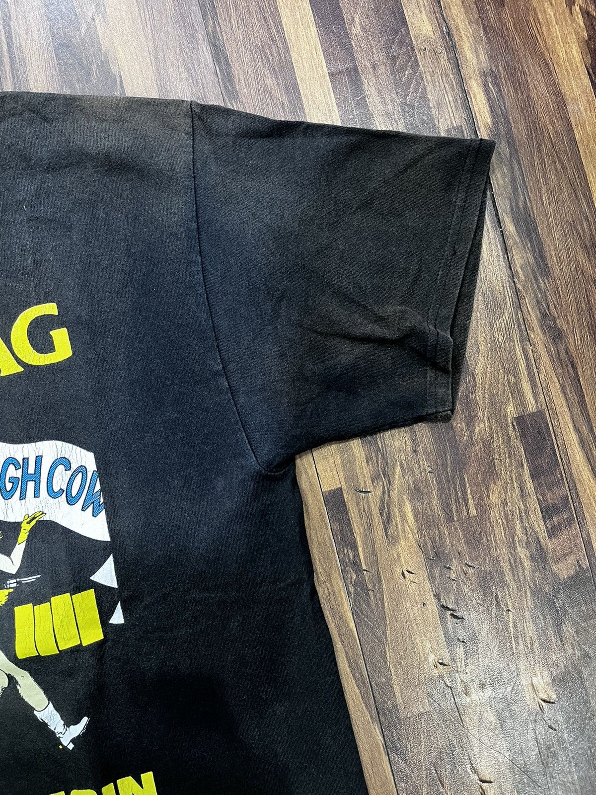 Band Tees × Hanes × Vintage Vintage EARLY 00‘S Y2k BLACK FLAG JEALOUS AGAIN shirt Size US M / EU 48-50 / 2 - 2 Thumbnail