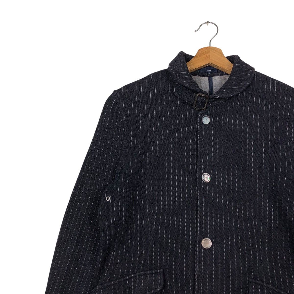 Japanese Brand SHIPS Archive Pinstripe Work Jacket Japanese Utility Cut Size US L / EU 52-54 / 3 - 8 Thumbnail