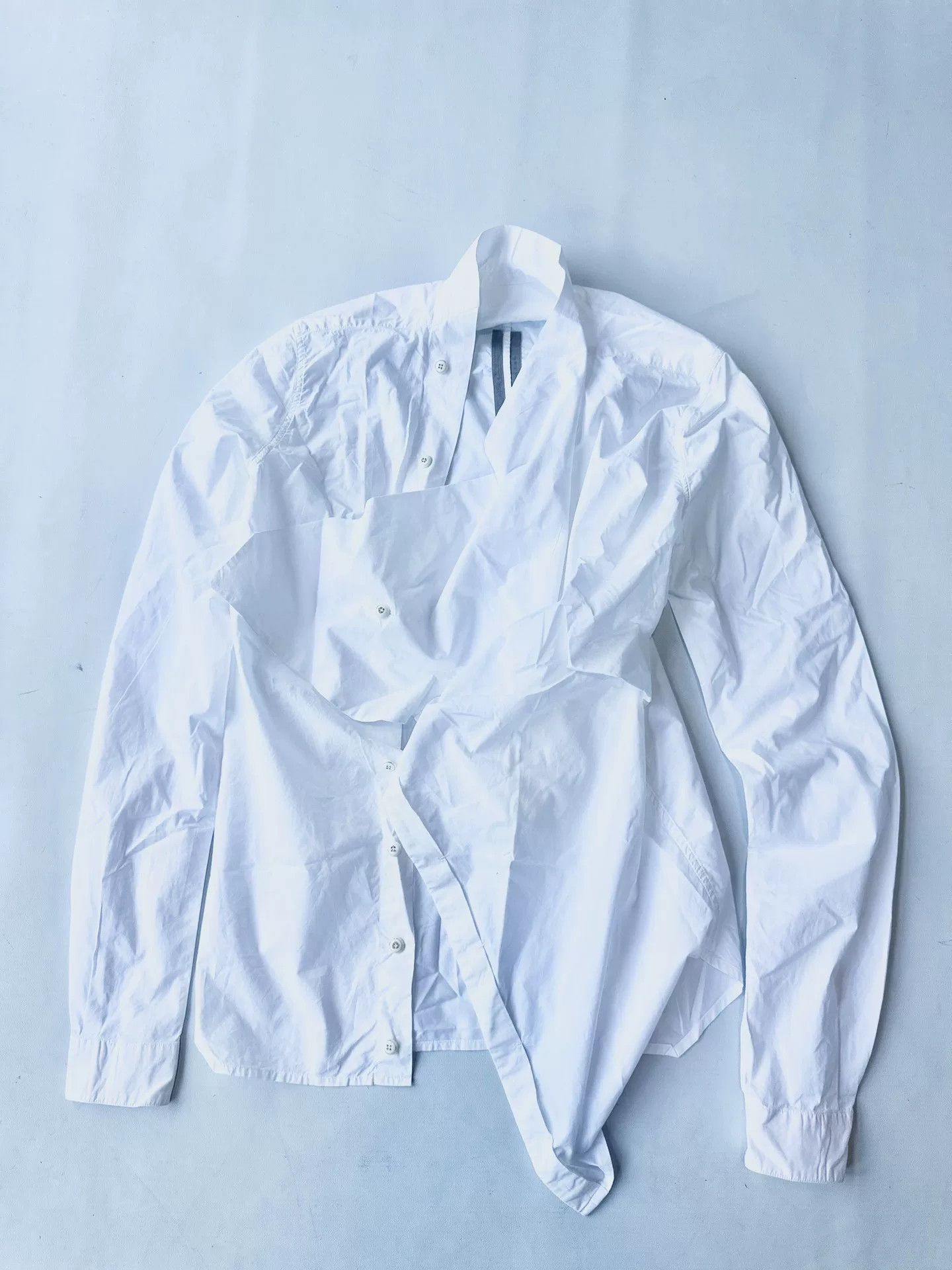 Rick Owens Rick Owens Asymmetric Shirt XS Size US XS / EU 42 / 0 - 1 Thumbnail