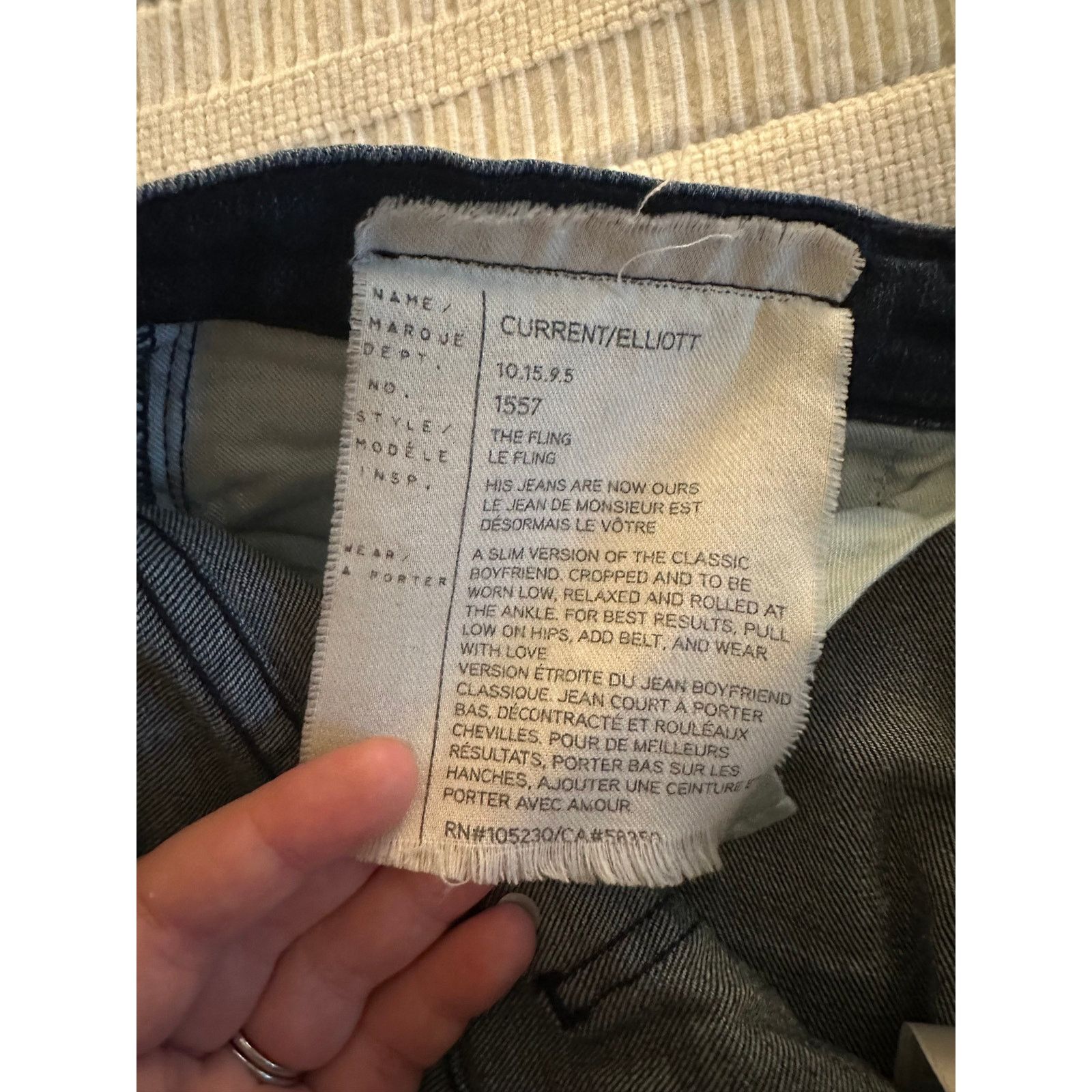 Current/Elliot Current/Elliott 24 The Fling Jean Size 24" / US 00 / IT 34 - 4 Thumbnail