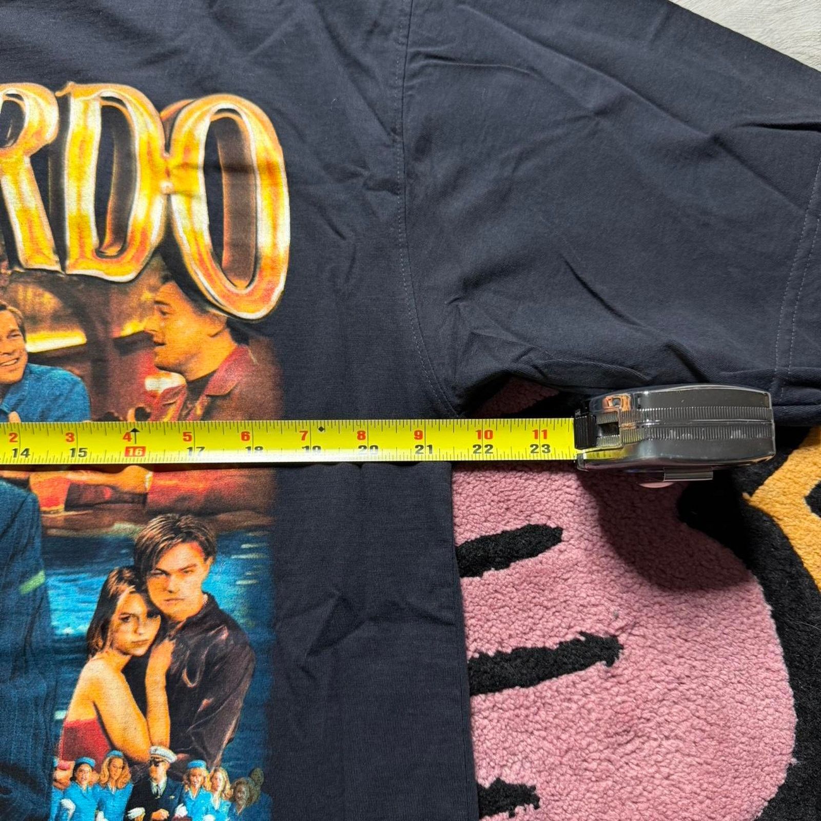 Marino Morwood × Rap Tees Marino Morwood Leonardo DiCaprio Double Sided Rap T-shirt Size US L / EU 52-54 / 3 - 4 Thumbnail