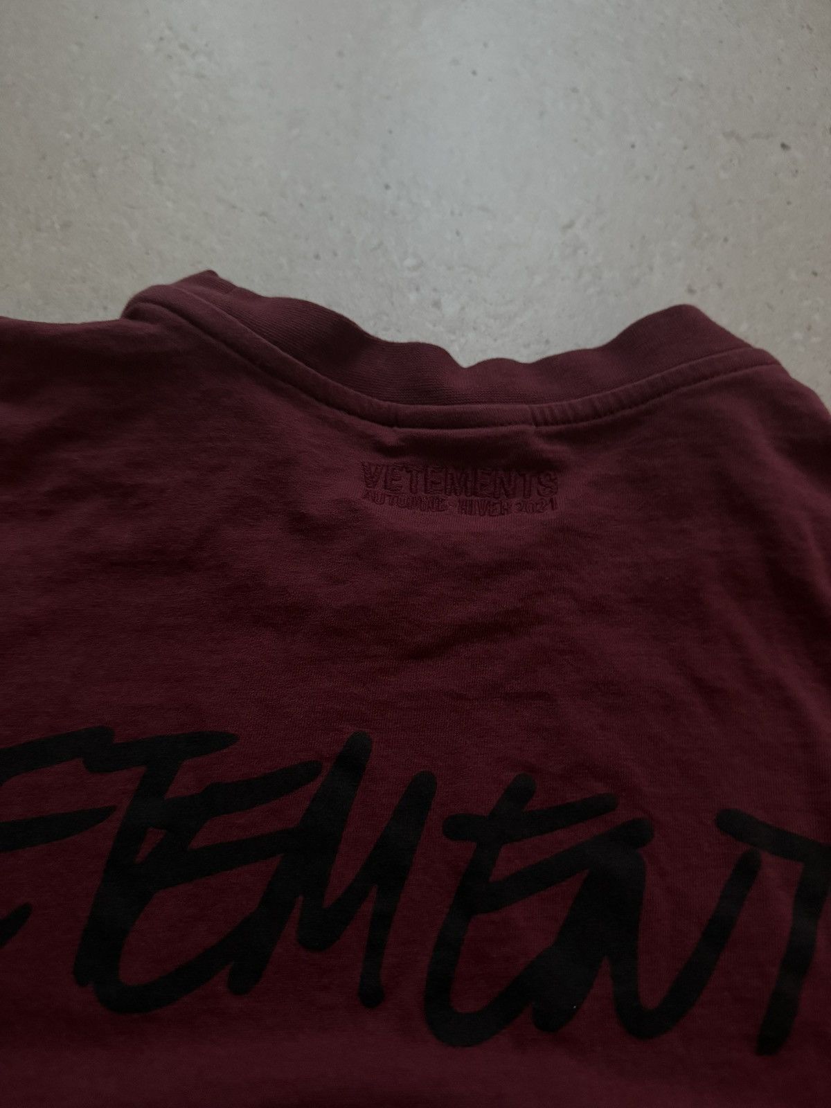 Vetements Vetements AW21 WRITTEN LOGO T-SHIRT Size US M / EU 48-50 / 2 - 3 Thumbnail