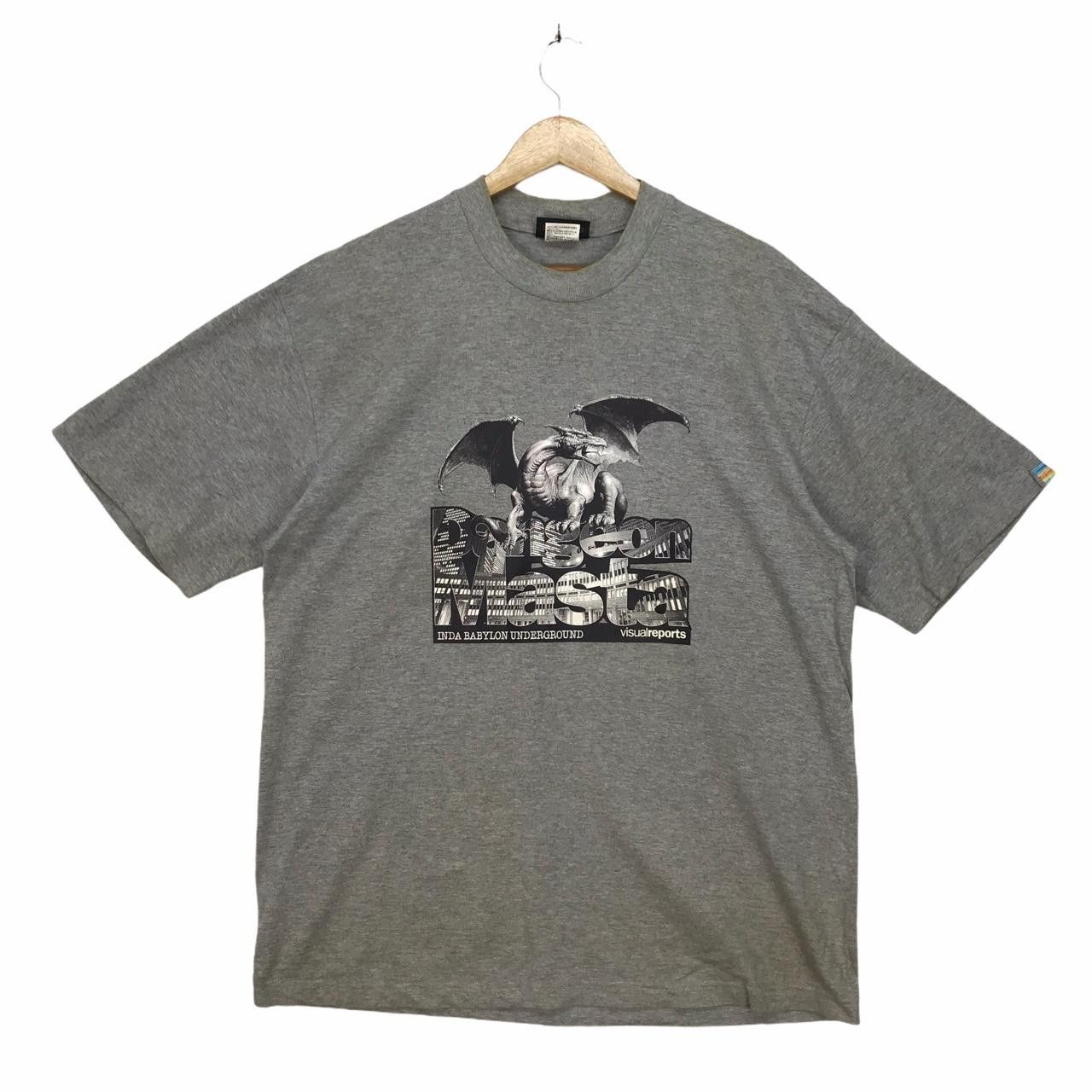 Japanese Brand Vtg Japanese Brand Nitraid X Visual Reports Tee Shirt Size US XL / EU 56 / 4 - 1 Thumbnail