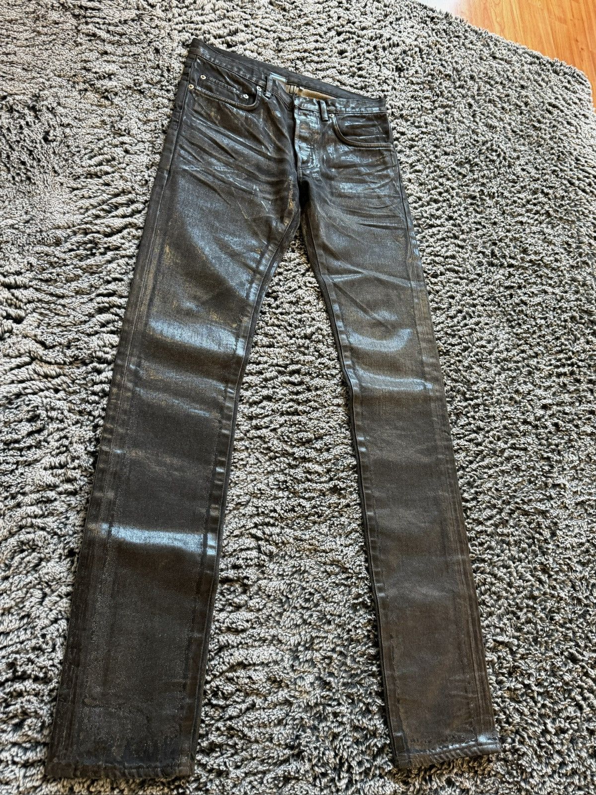 Dior Dior 04 Waxed Luster Denim Size US 29 - 3 Thumbnail