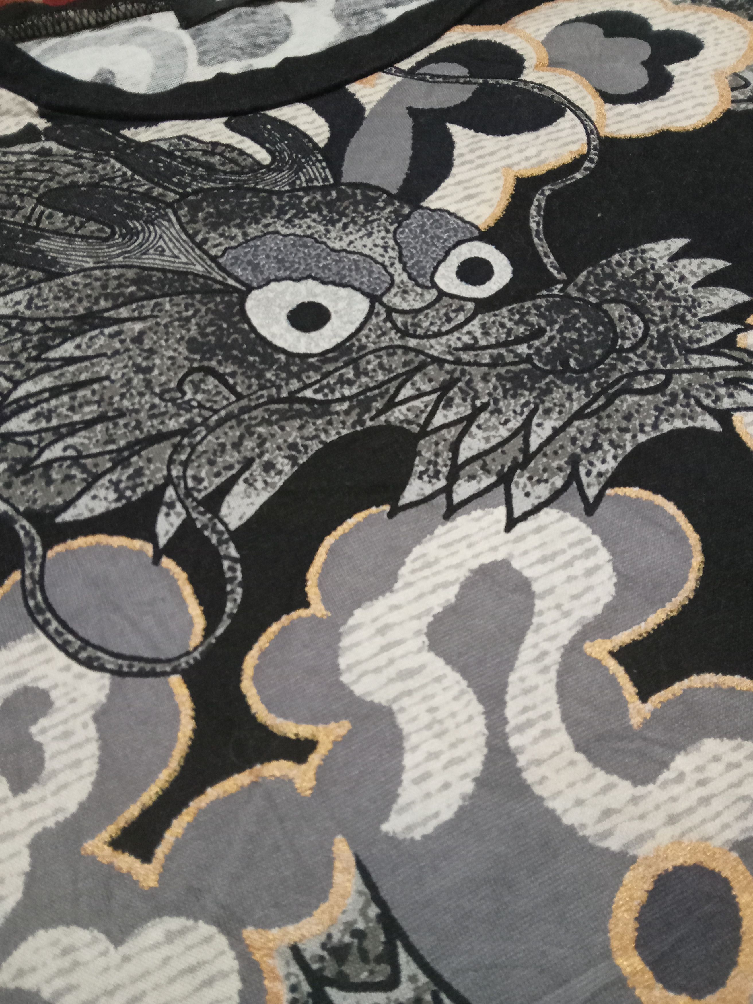 Japanese Brand Pagong Kyoto Full Print Dragon Motive Rare T Shirt Size US M / EU 48-50 / 2 - 7 Thumbnail