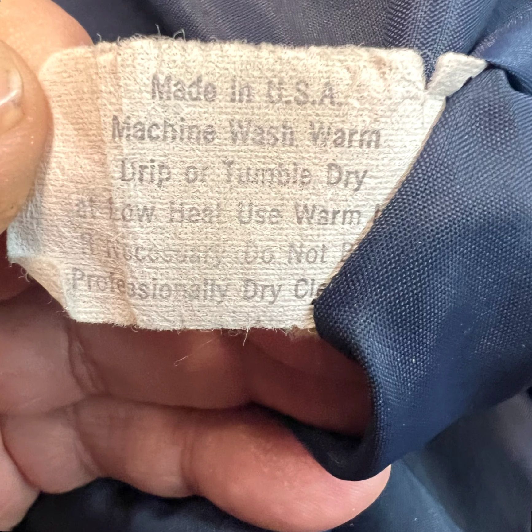 Vintage VINTAGE Windsor Bay Jacket Woman M Blue Pockets ILGWU 60s Cotton Knit Lining Polyester Spring Summer 60s Womens jacket Size M / US 6-8 / IT 42-44 - 7 Thumbnail