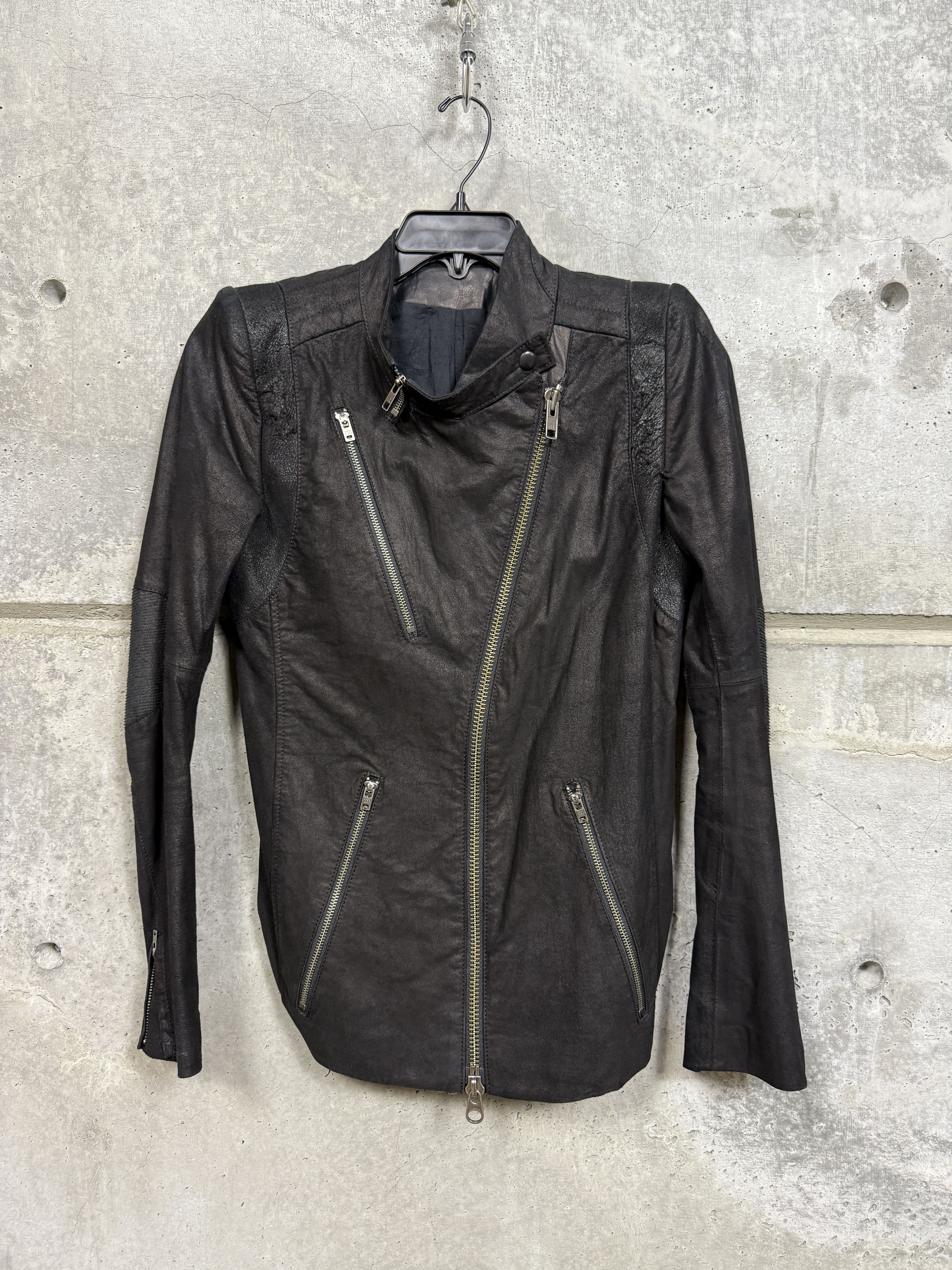 If Six Was Nine If Six Was Nine Kangaroo Frankenstein Leather Biker Jacket Size M / US 6-8 / IT 42-44 - 1 Thumbnail