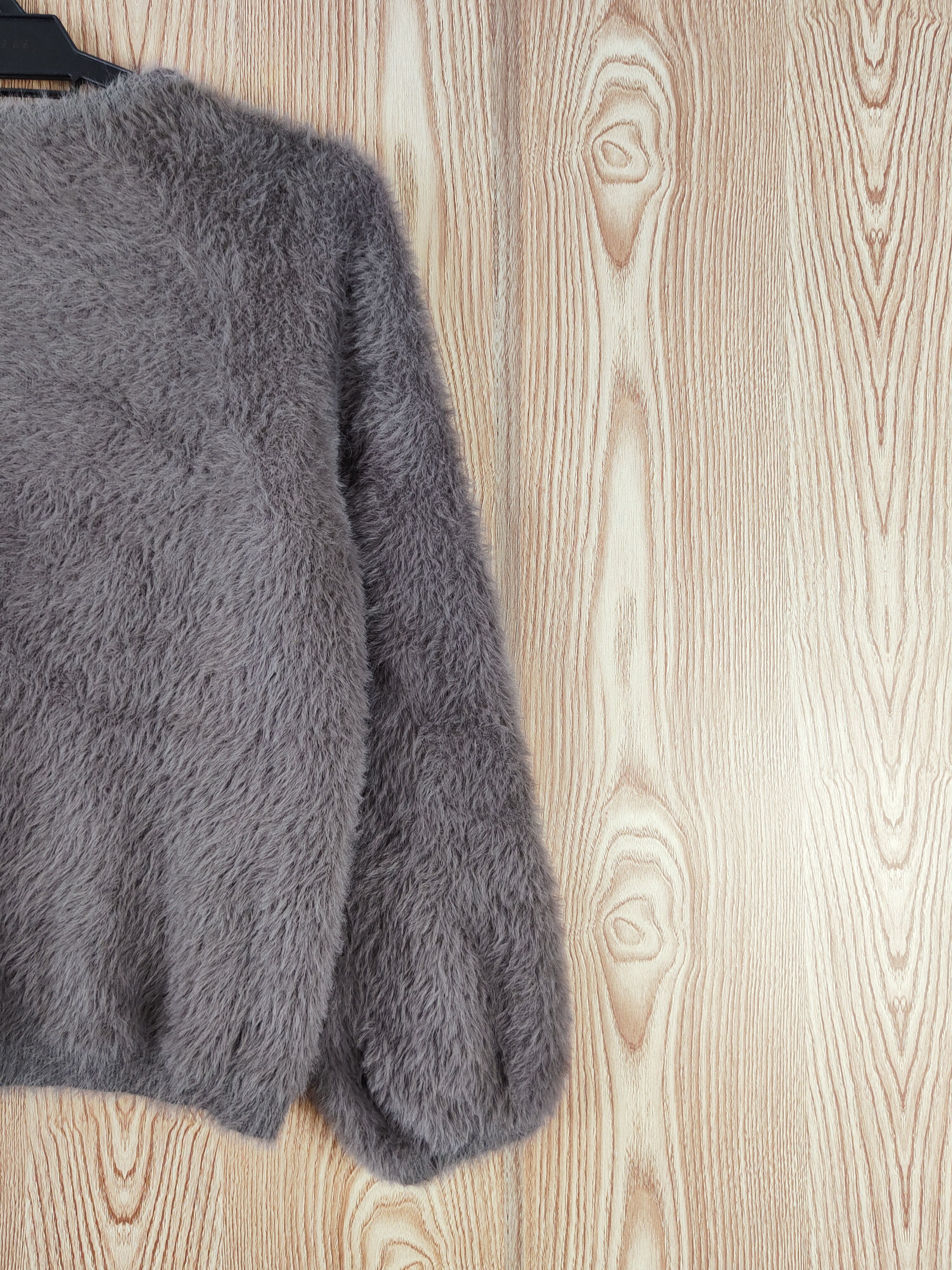 Japanese Brand × Vintage Doux Archives Dark Brown Fur Mohair Knitwear Size S / US 4 / IT 40 - 9 Thumbnail