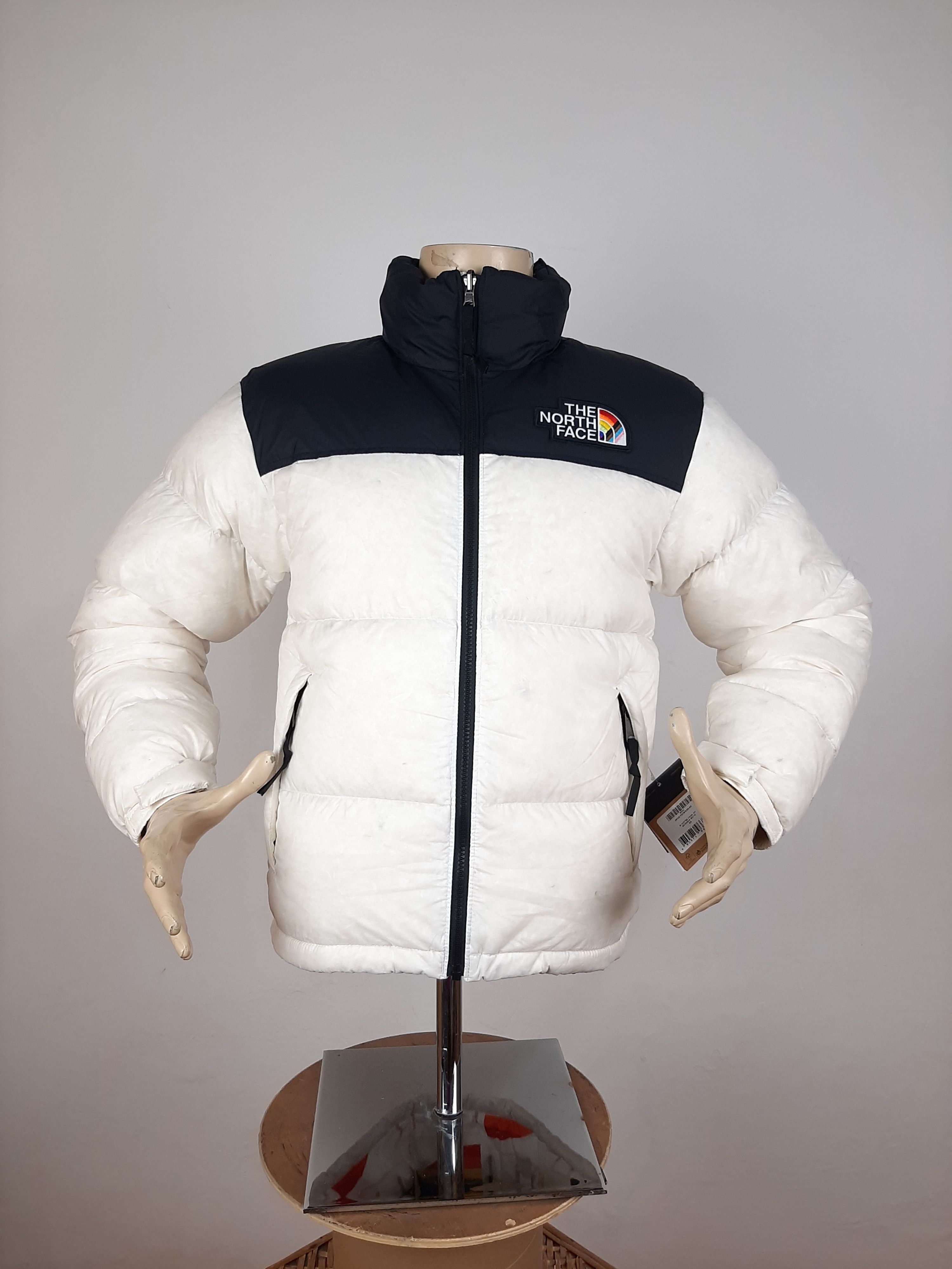 image of The North Face 1996 Retro Nuptse Pride Jacket Men's Size Xs in White