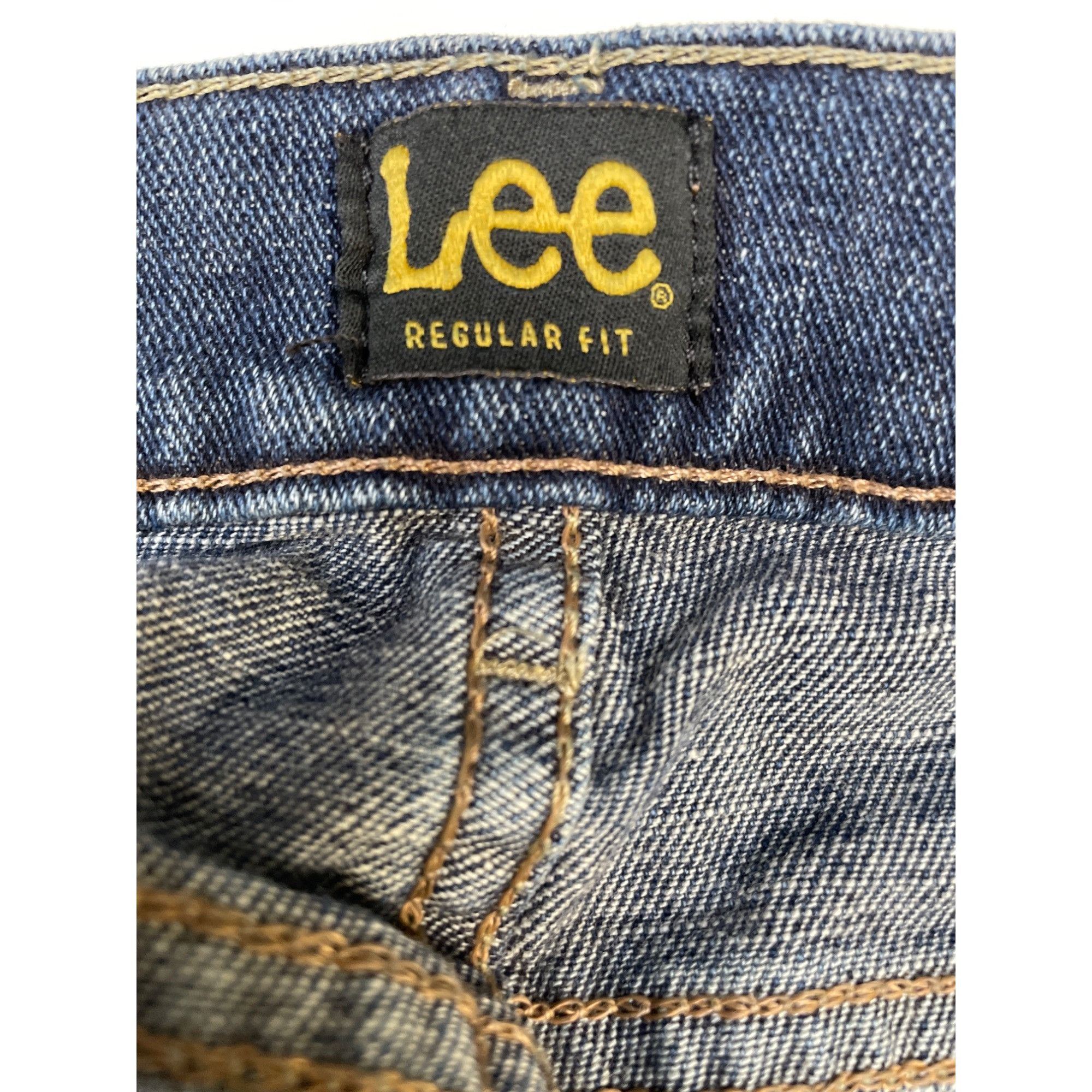 Lee Lee Men's Blue Jeans Regular Fit Size 38 x 34 SKU 5748 Size US 38 / EU 54 - 4 Thumbnail