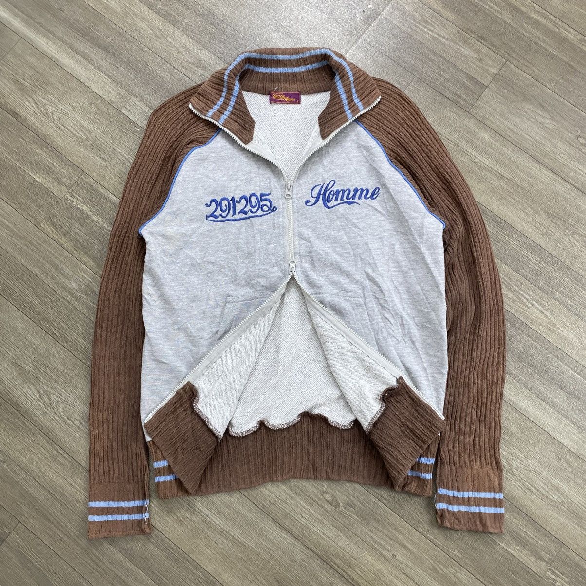 291295=Homme Vintage 291295=Homme Embroidery 2tone Lgb Style Track Jacket Size US M / EU 48-50 / 2 - 11 Thumbnail