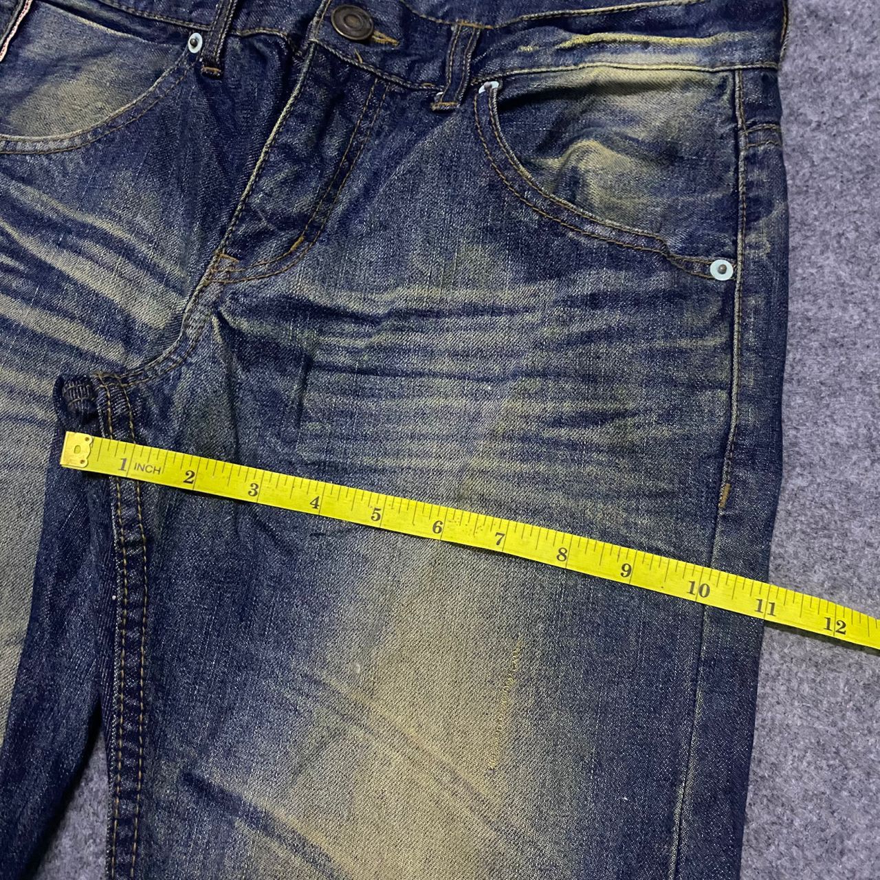 If Six Was Nine 💥Best Offer💥Vintage Imp Japanese Brand Distressed Denim Size US 32 / EU 48 - 4 Thumbnail
