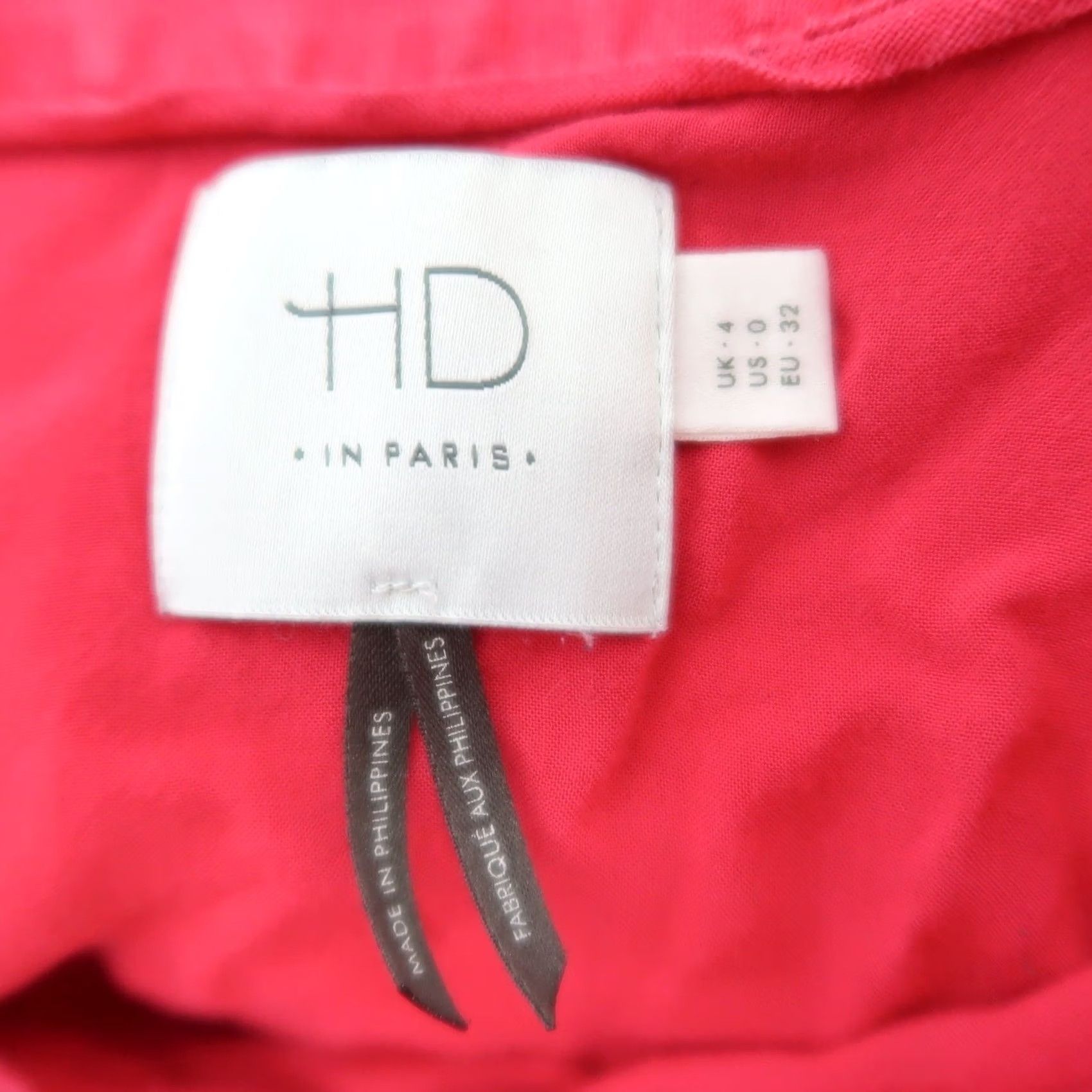 Vintage HD in Paris Anthropologie Coral Pink Sleeveless A-Line Mini Shirt Dress 0 Womens Shirt Dress Size XS / US 0-2 / IT 36-38 - 5 Thumbnail