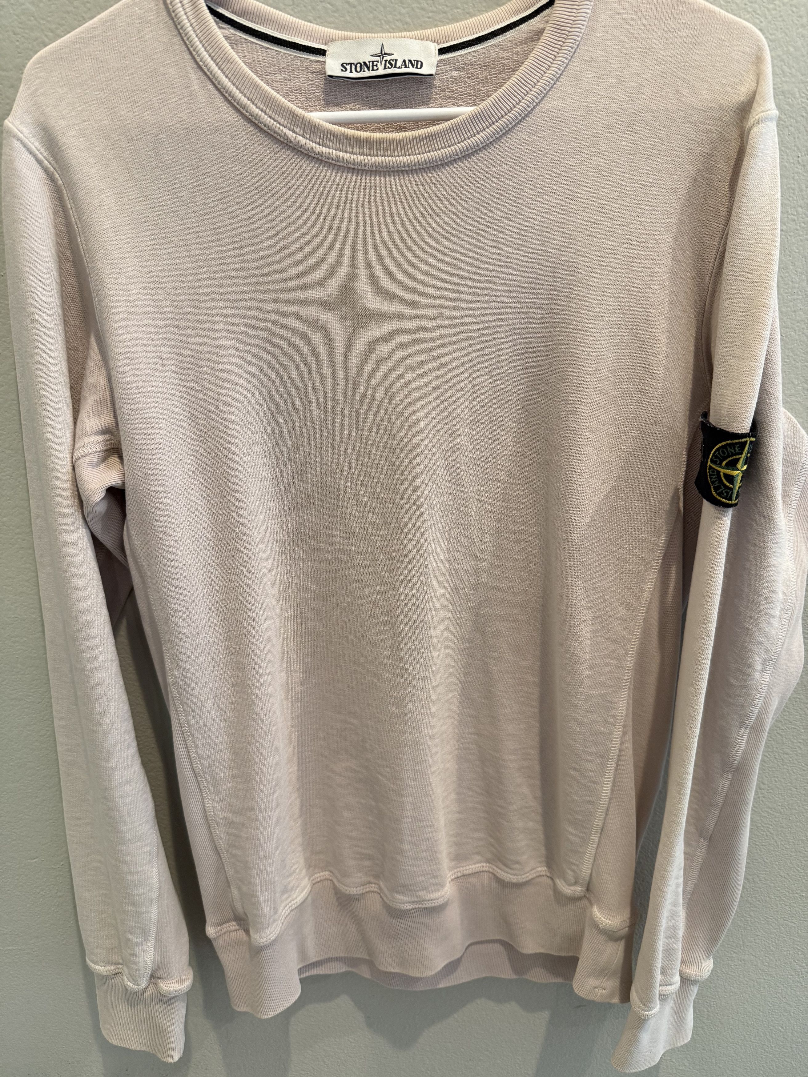Stone Island Stone Island French Terry Crewneck (Light Pink) Size US M / EU 48-50 / 2 - 3 Thumbnail