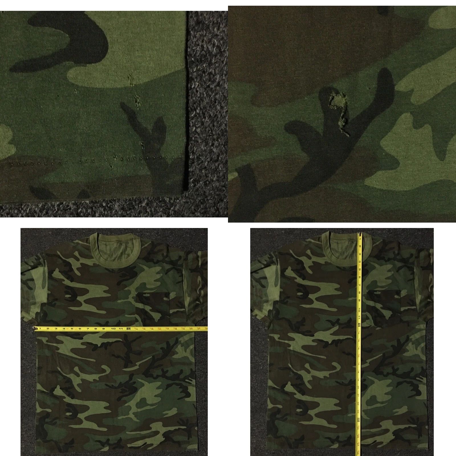 Vintage VINTAGE 80s Faded Distress Camouflage Shirt M Army Military Punk Grunge Biker PFU PE 90s Size US M / EU 48-50 / 2 - 8 Thumbnail
