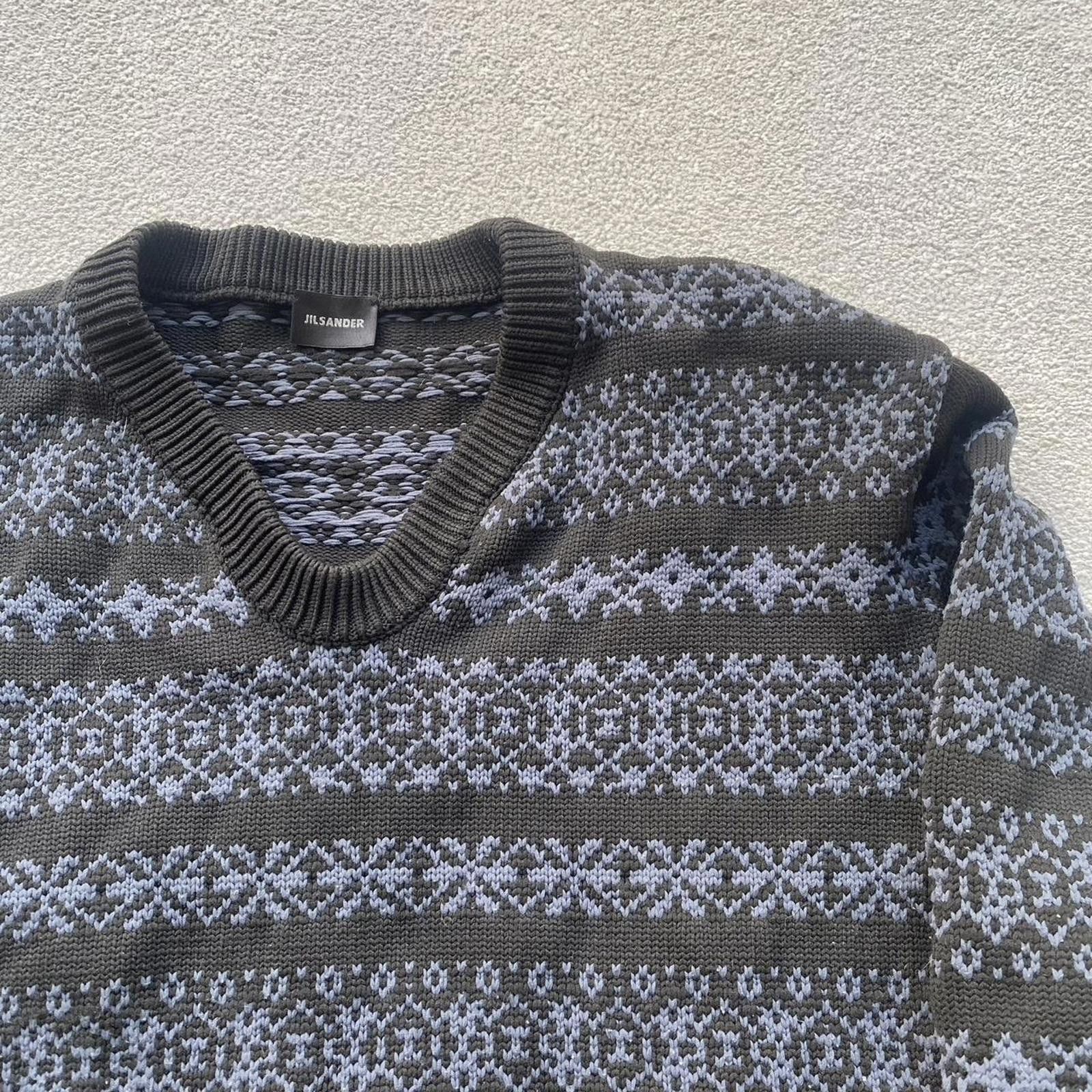 Jil Sander Jil Sander Patterned Sweater Size US L / EU 52-54 / 3 - 2 Thumbnail