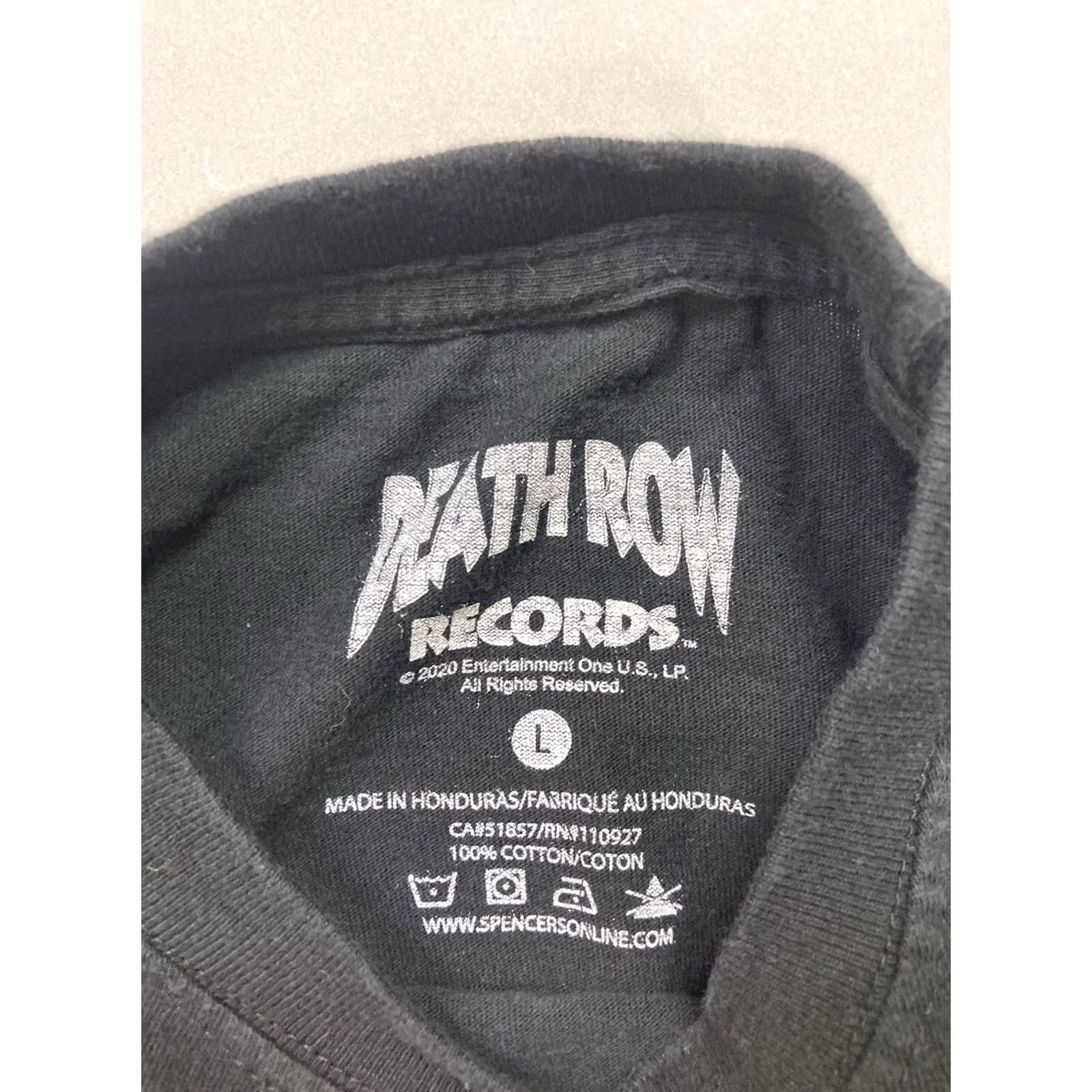 Vintage VINTAGE Death Row Records T-Shirt Men L Black Graphic Print Crew Neck Short Sleeve Hip Hop Music 90s Boys/Girls? Size US L / EU 52-54 / 3 - 4 Thumbnail