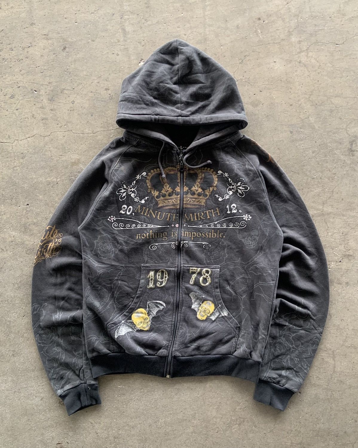If Six Was Nine × Japanese Brand × Le Grande Bleu (L.G.B.) 2000s Minut Mirth Ifsxwasnine Lgb Style Sip Up Hoodie Size US L / EU 52-54 / 3 - 1 Thumbnail