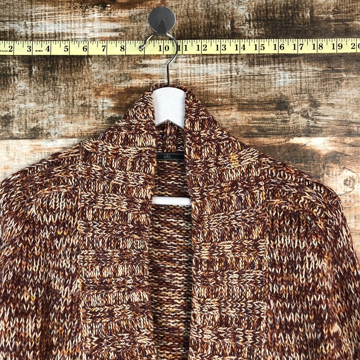 Homespun Knitwear × Japanese Brand Une Red vintage japan Cardigan knitwear #A1340 Size US M / EU 48-50 / 2 - 4 Thumbnail