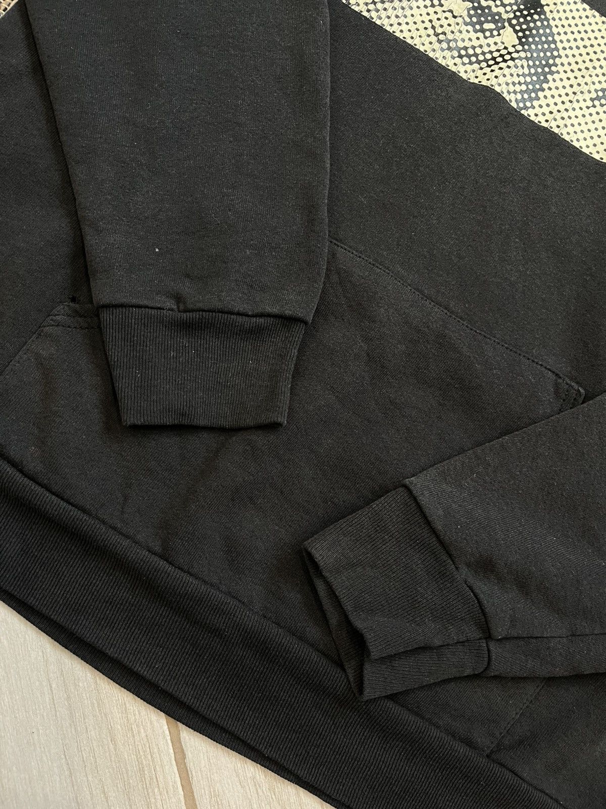 Vintage Vintage Eyes Logo Hoodie fade black distressed supreme style Size US L / EU 52-54 / 3 - 9 Thumbnail