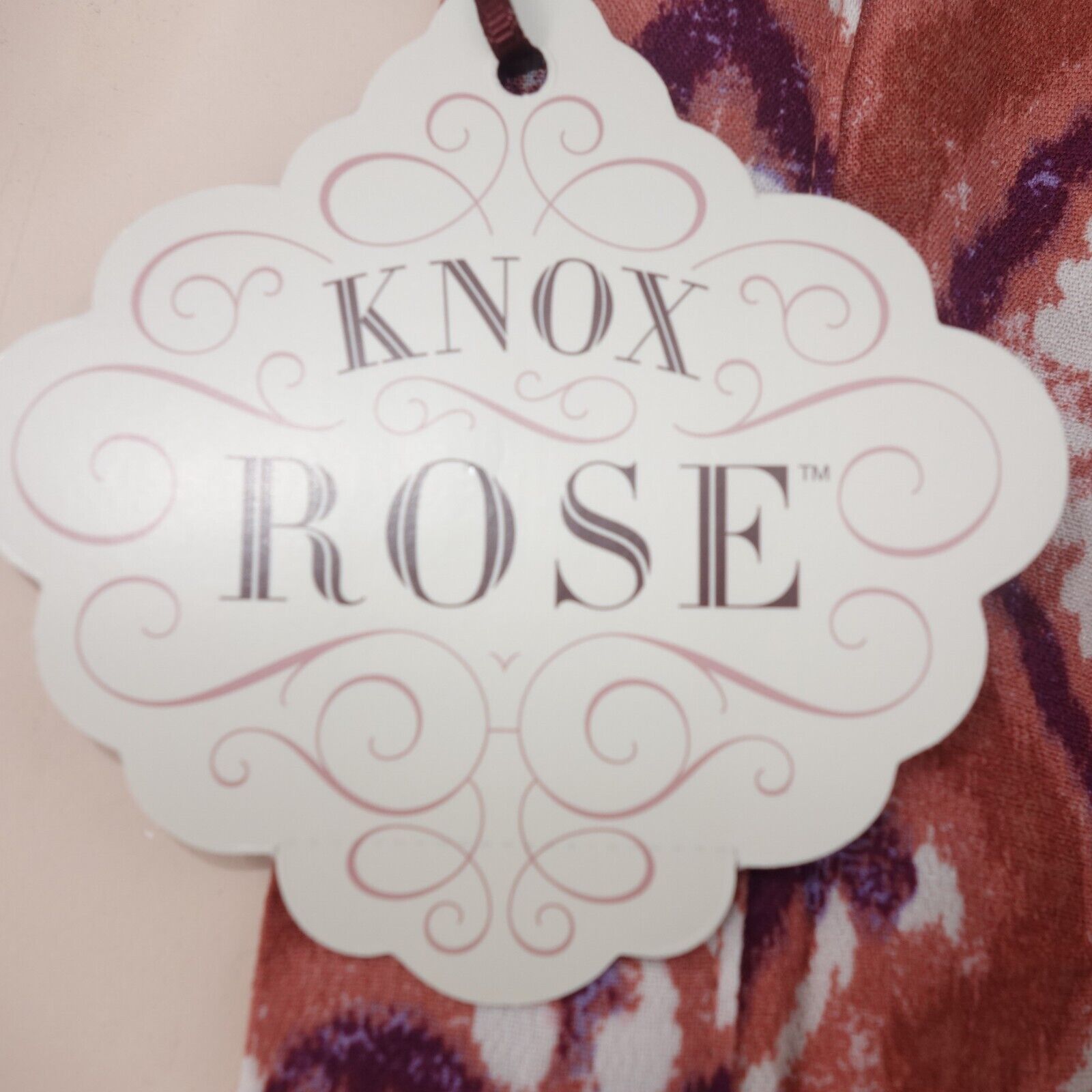 Other NEW Knox Rose Cognac Paisley Duster Cardigan Kimono Pink Size L / US 10 / IT 46 - 6 Thumbnail