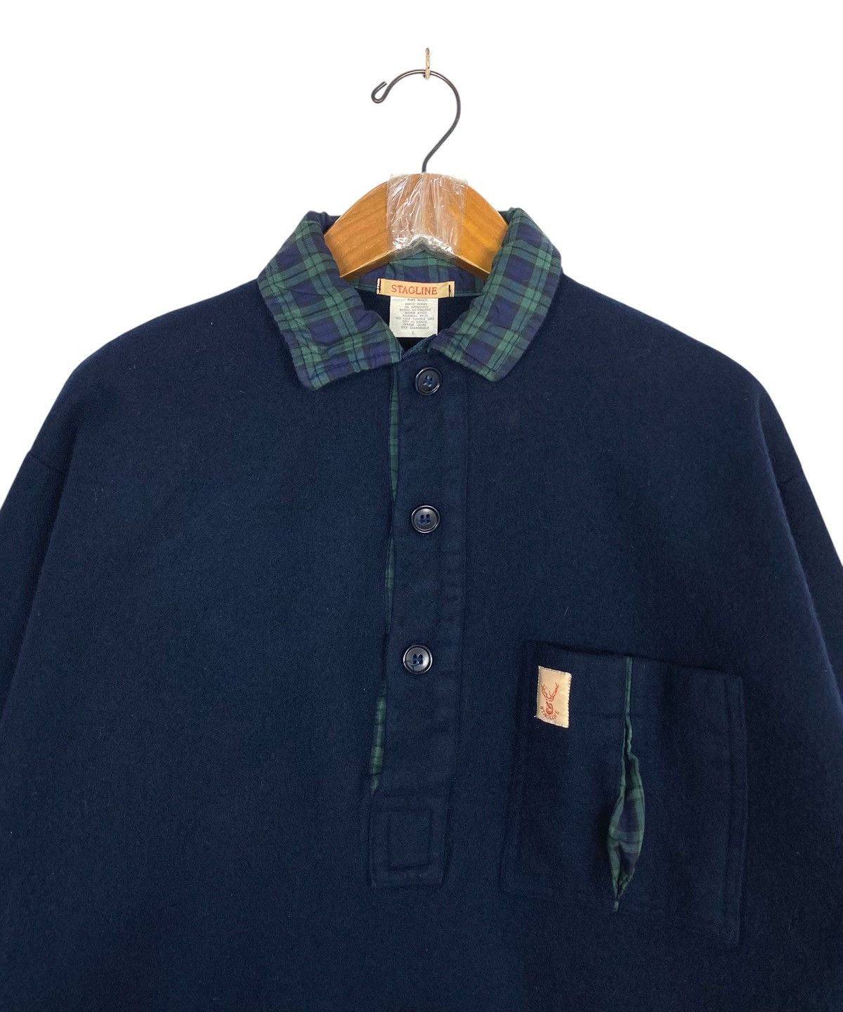 Vintage Rare‼️ Vintage Stagline Pure Wool Shirt Size US M / EU 48-50 / 2 - 4 Thumbnail